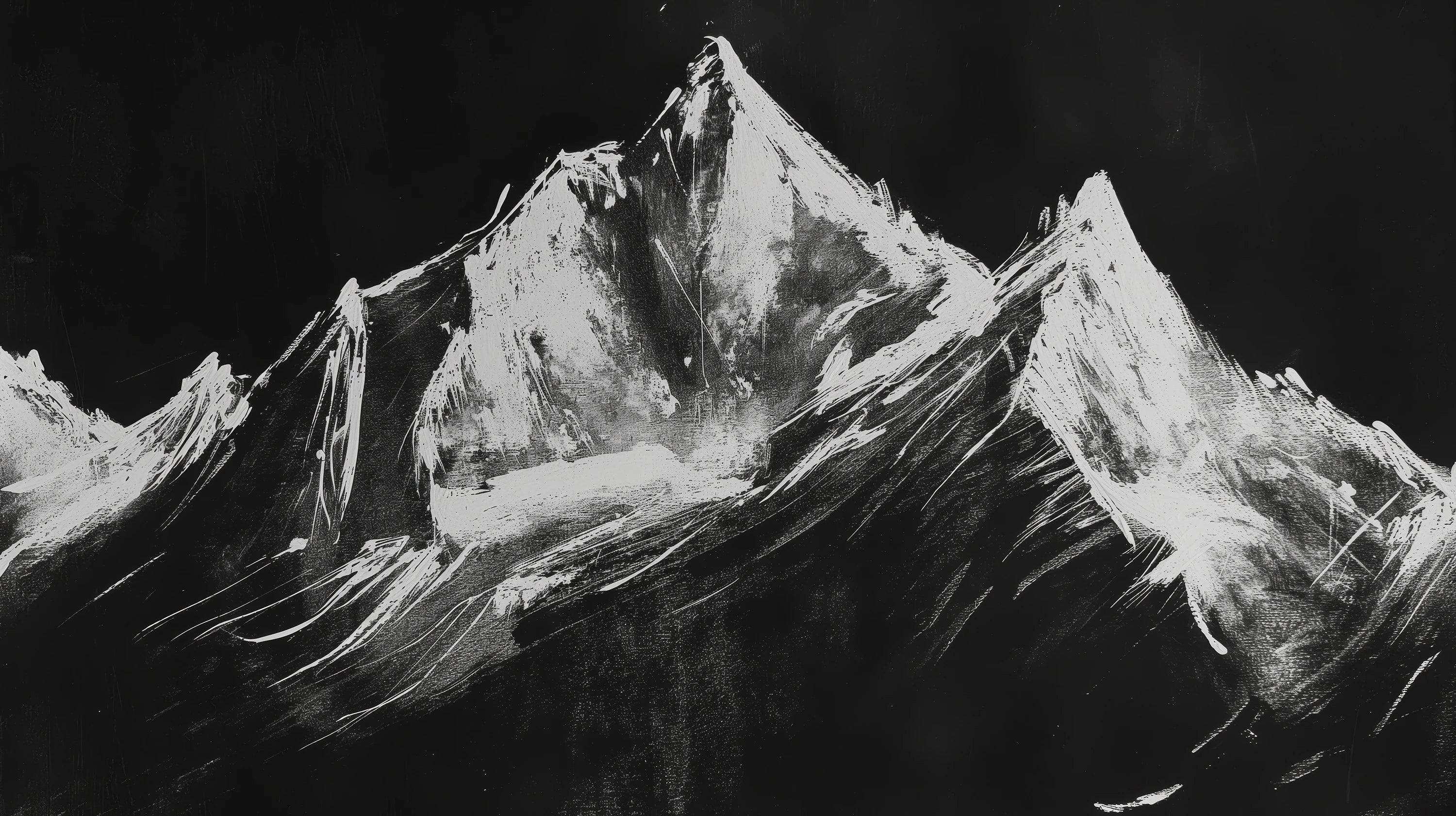Mustervorschau: Prezentacja całego wzoru fototapety o nazwie Charcoal Peaks