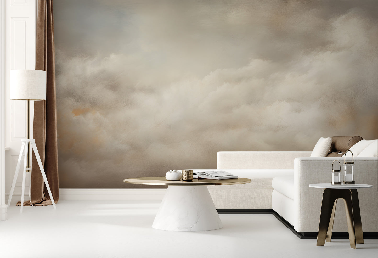 Fototapeta o nazwie CLOUDS OF SERENITY CANVAS użyta w aranzacji wnętrza.