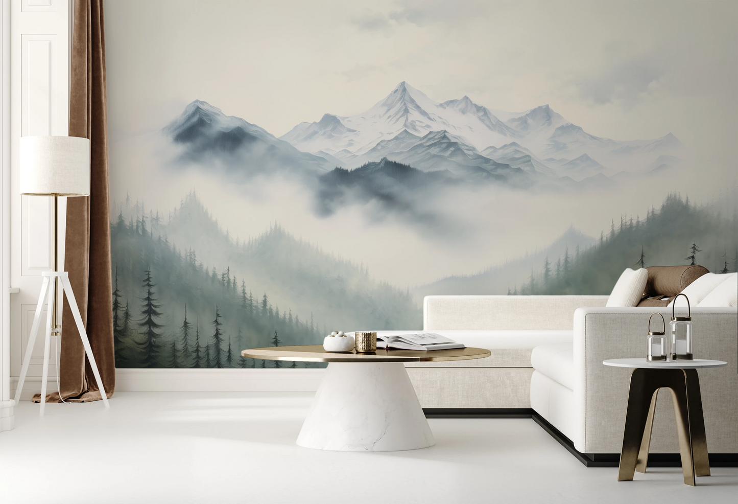 Fototapeta o nazwie Misty Mountain użyta w aranzacji wnętrza.