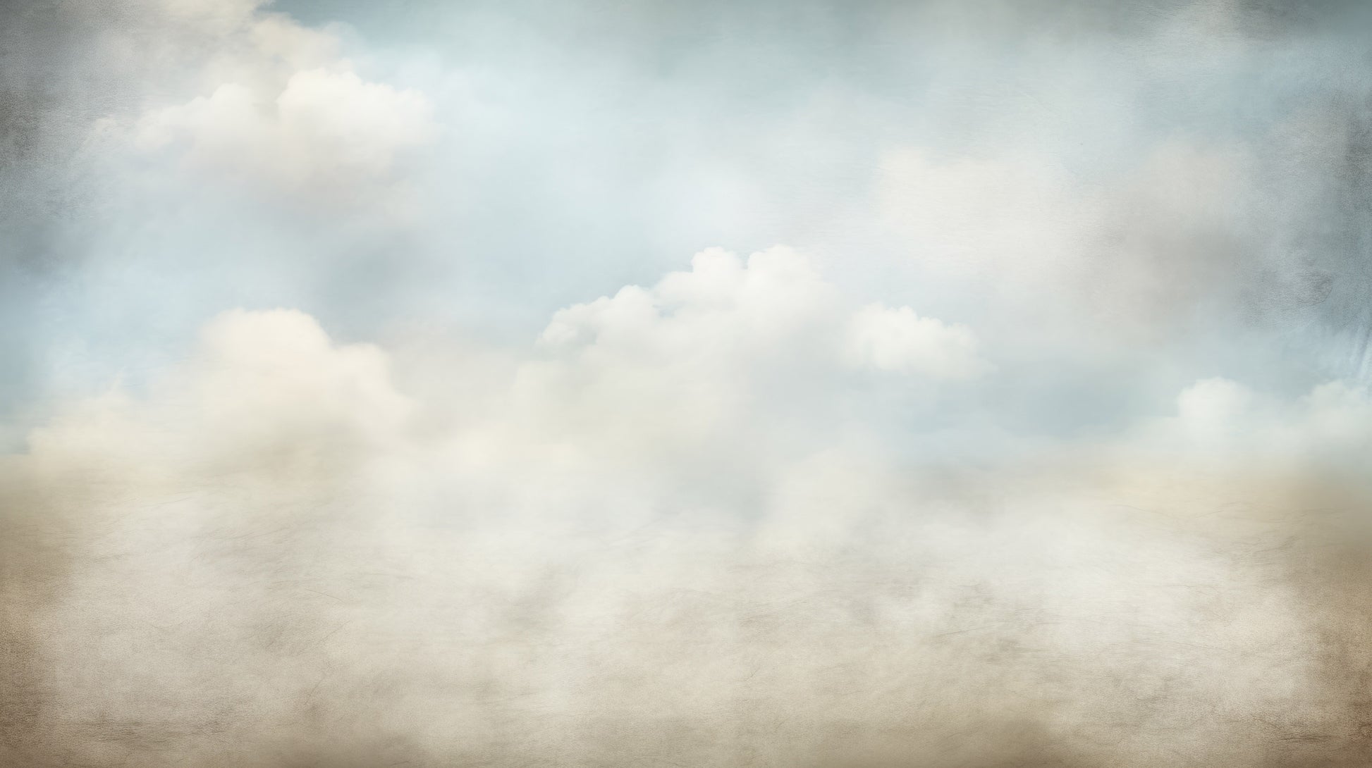Prezentacja całego wzoru fototapety o nazwie HEAVENLY BLUE SERENITY CANVAS
