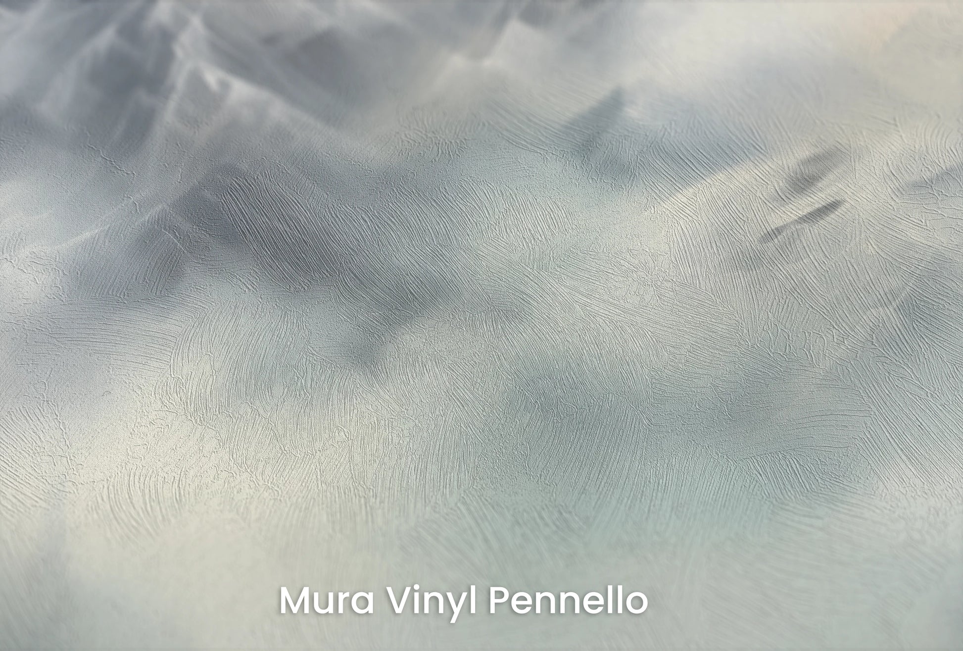 Zbliżenie na artystyczną fototapetę o nazwie Whispering Pines na podłożu Mura Vinyl Pennello - faktura pociągnięć pędzla malarskiego.