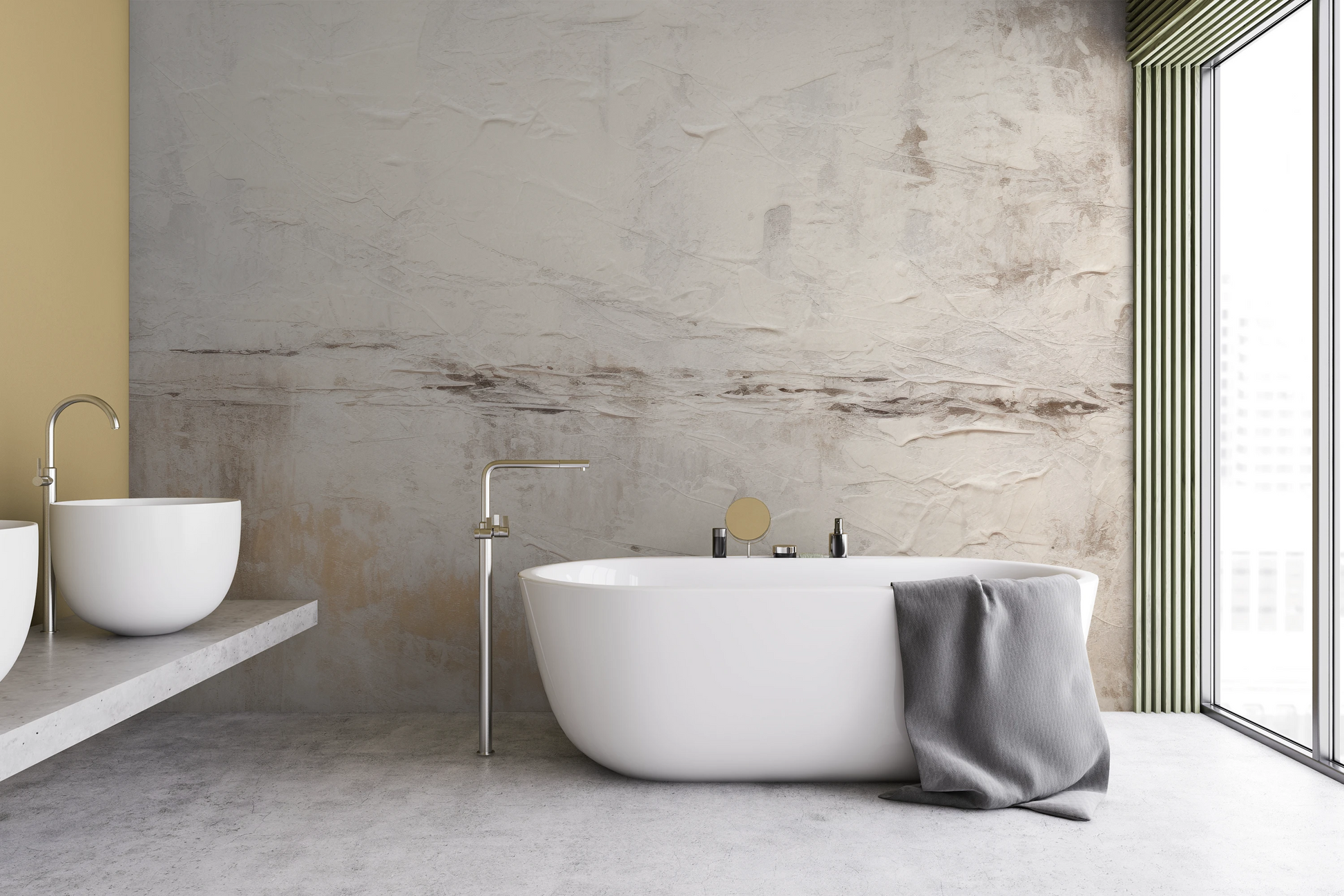 Fototapeta artystyczna o nazwie Gentle Horizon pokazana w aranżacji wnętrza.