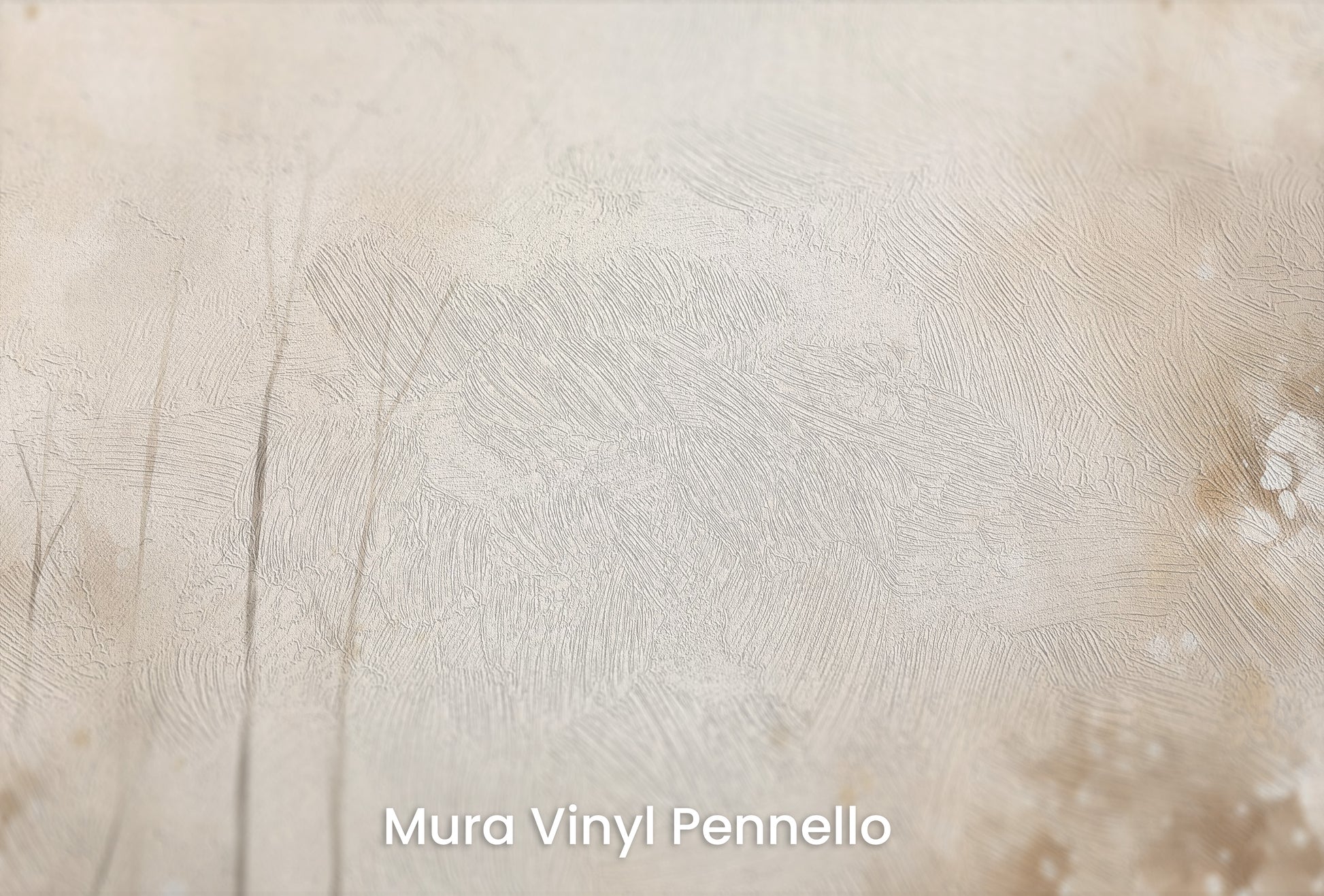 Zbliżenie na artystyczną fototapetę o nazwie AUTUMN WHISPERS MURAL na podłożu Mura Vinyl Pennello - faktura pociągnięć pędzla malarskiego.