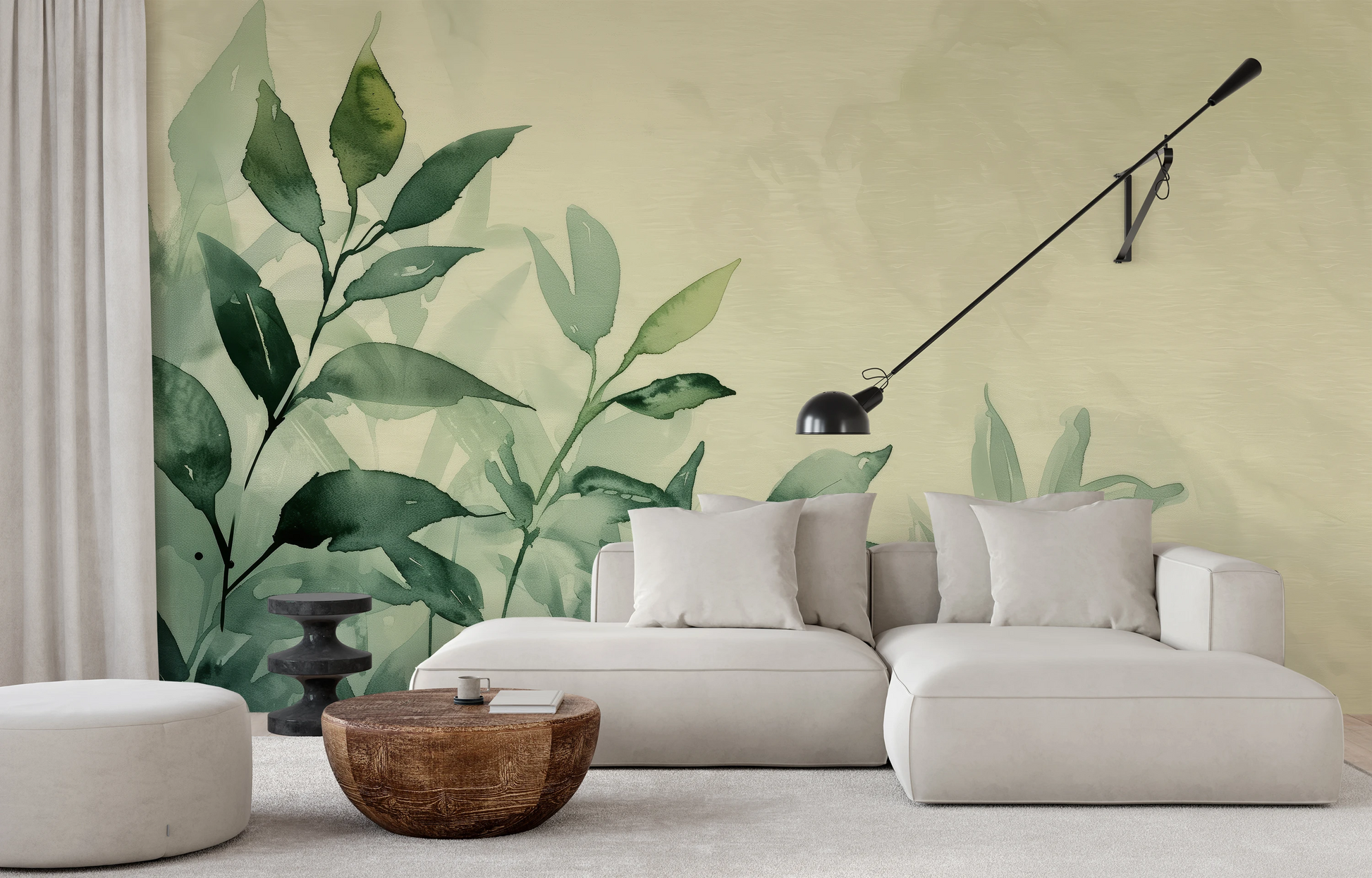 Fototapeta o nazwie Gentle Foliage użyta w aranzacji wnętrza.