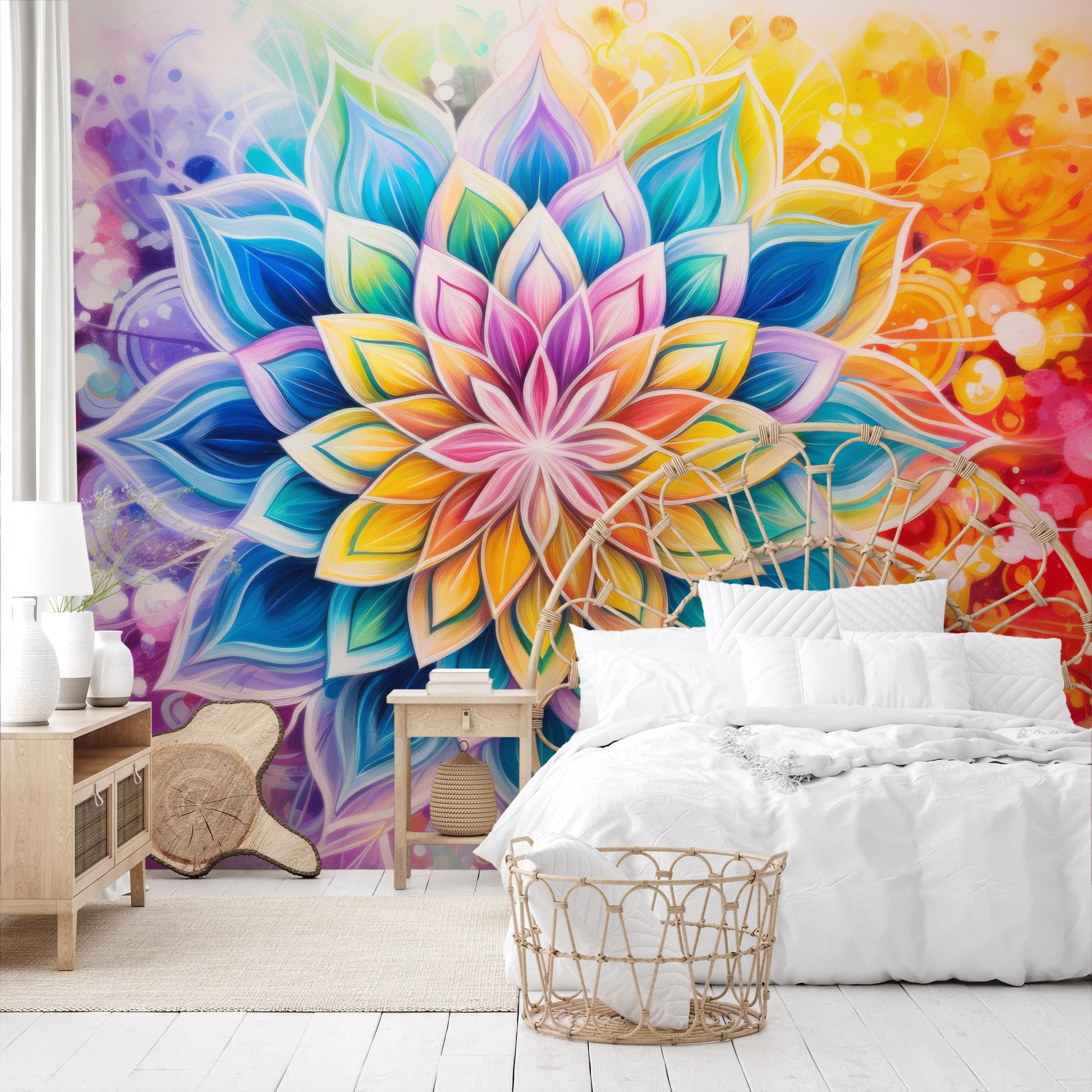 Fototapeta o nazwie Floral Harmony użyta w aranzacji wnętrza.