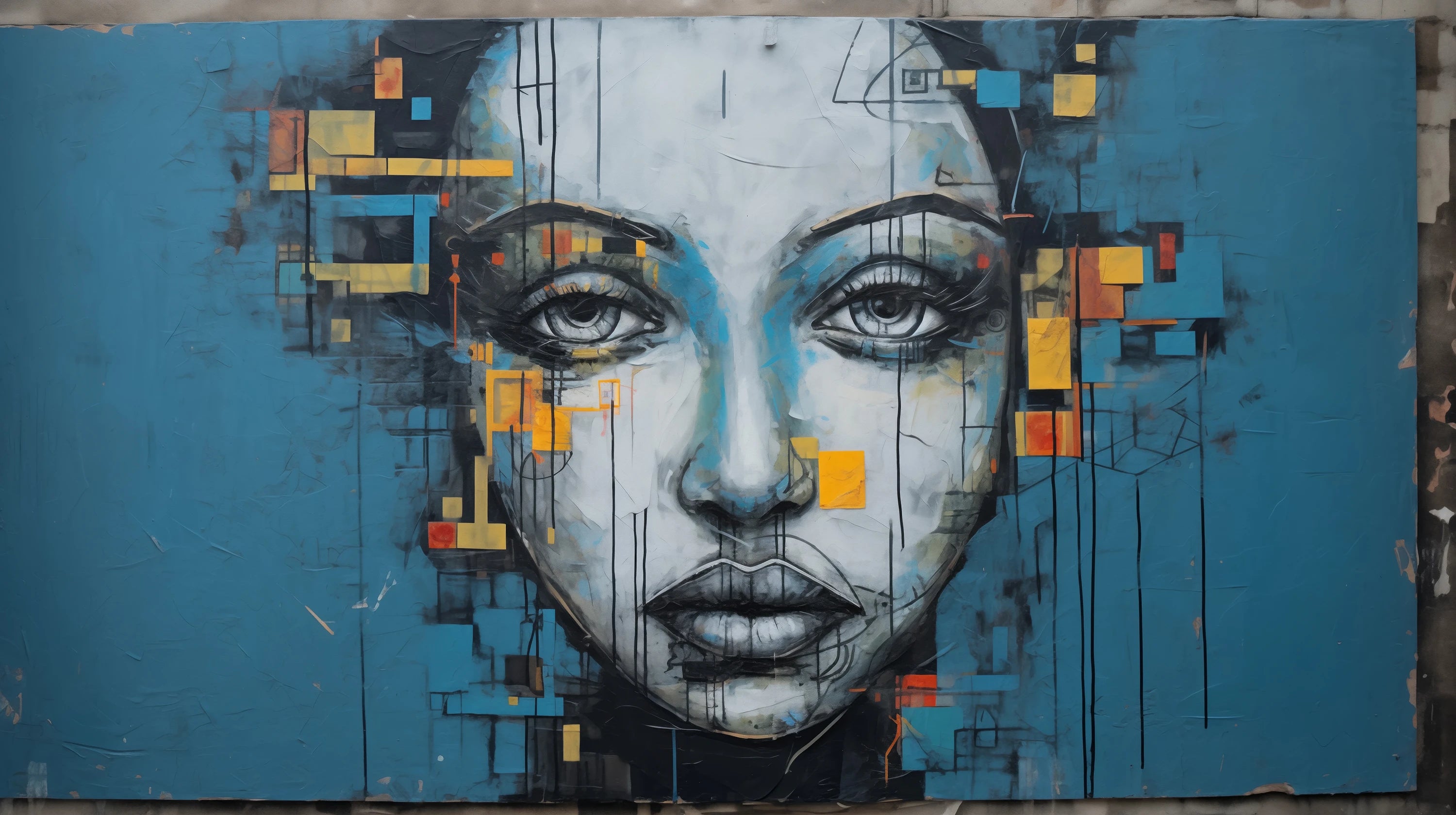 Podgląd wzoru: Prezentacja całego wzoru fototapety o nazwie Urban Gaze