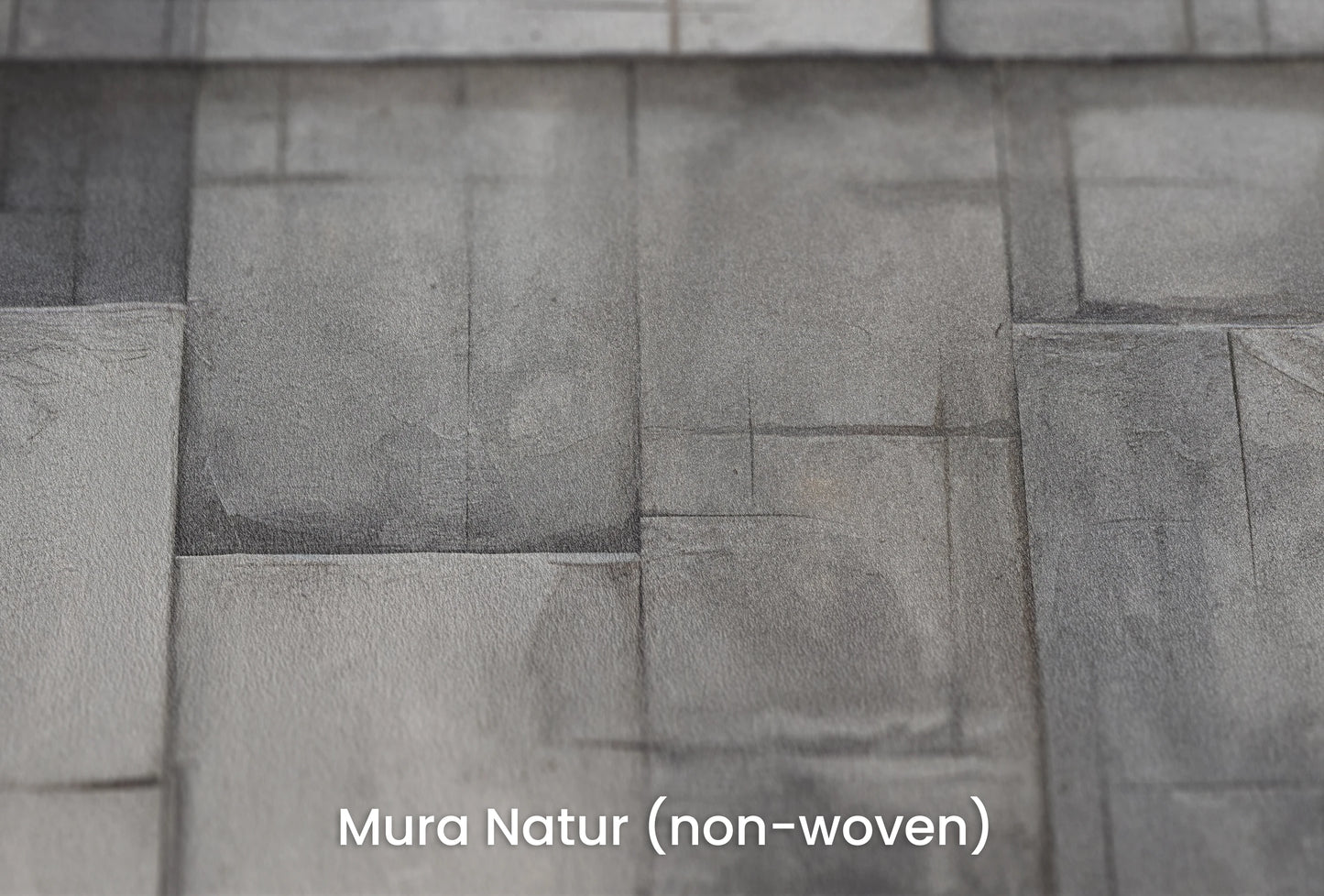 Zbliżenie na artystyczną fototapetę o nazwie Modern Bricks na podłożu Mura Natur (non-woven) - naturalne i ekologiczne podłoże.