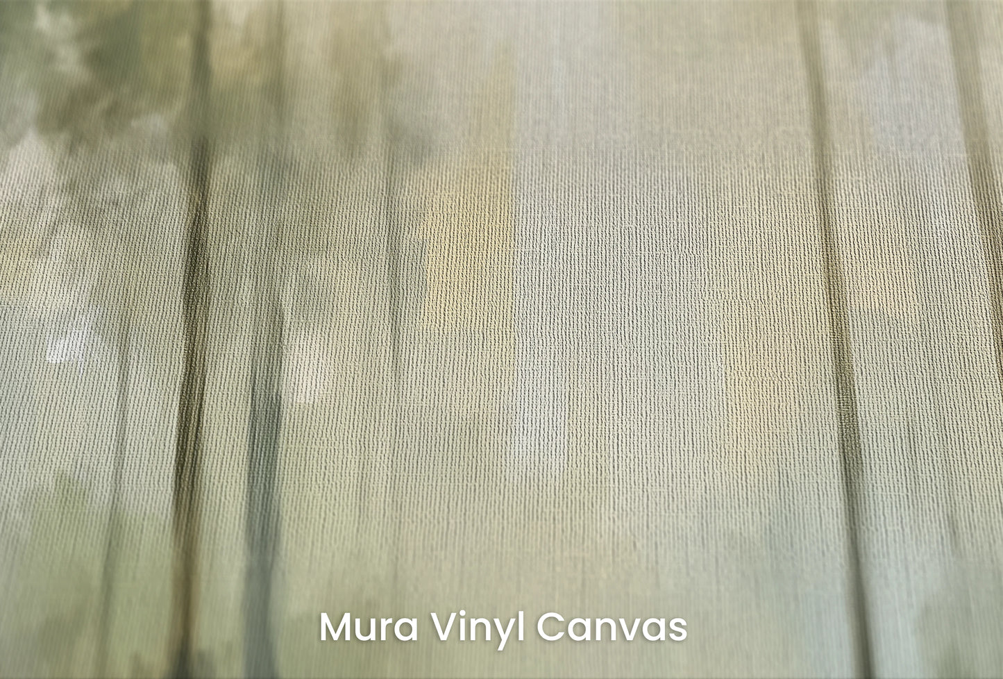 Zbliżenie na artystyczną fototapetę o nazwie Mistyczny Las na podłożu Mura Vinyl Canvas - faktura naturalnego płótna.