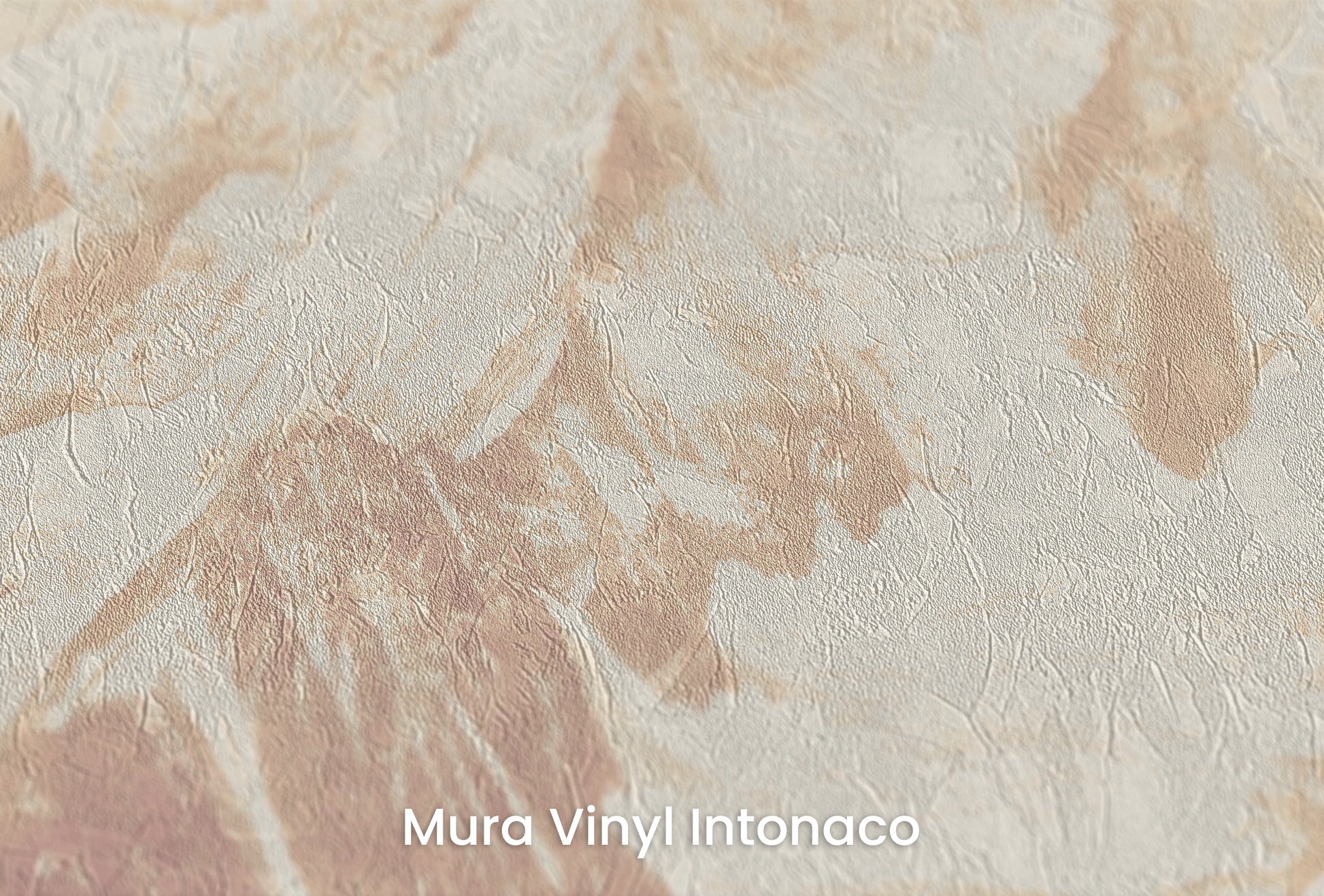 Zbliżenie na artystyczną fototapetę o nazwie Sepia Summit #2 na podłożu Mura Vinyl Intonaco - struktura tartego tynku.