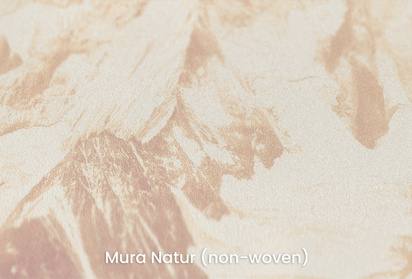 Zbliżenie na artystyczną fototapetę o nazwie Sepia Summit #2 na podłożu Mura Natur (non-woven) - naturalne i ekologiczne podłoże.