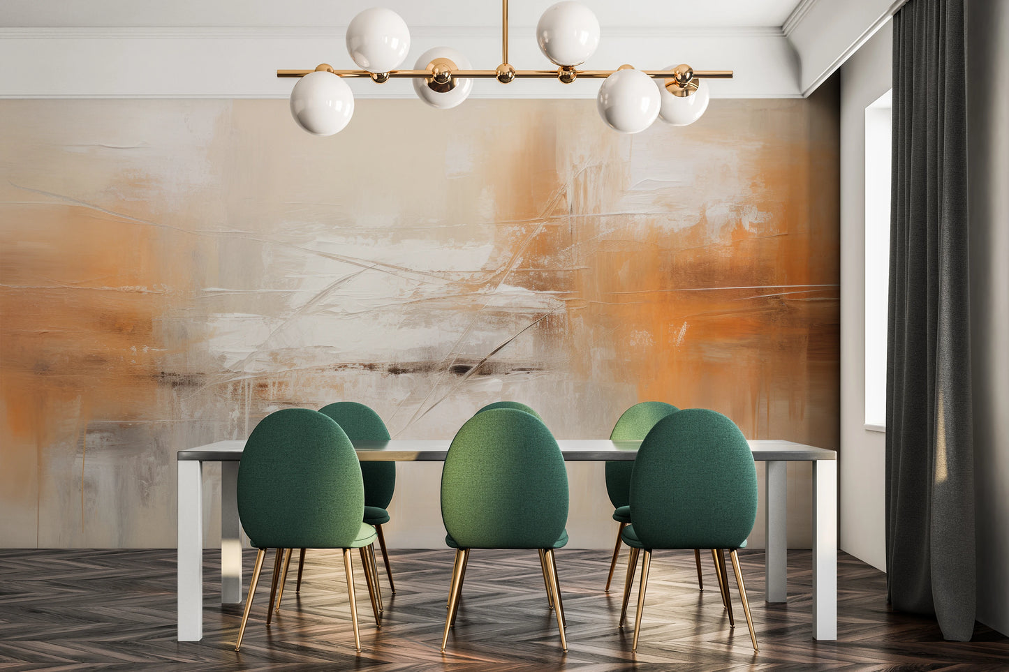 Fototapeta o nazwie Dynamic Calm użyta w aranzacji wnętrza.