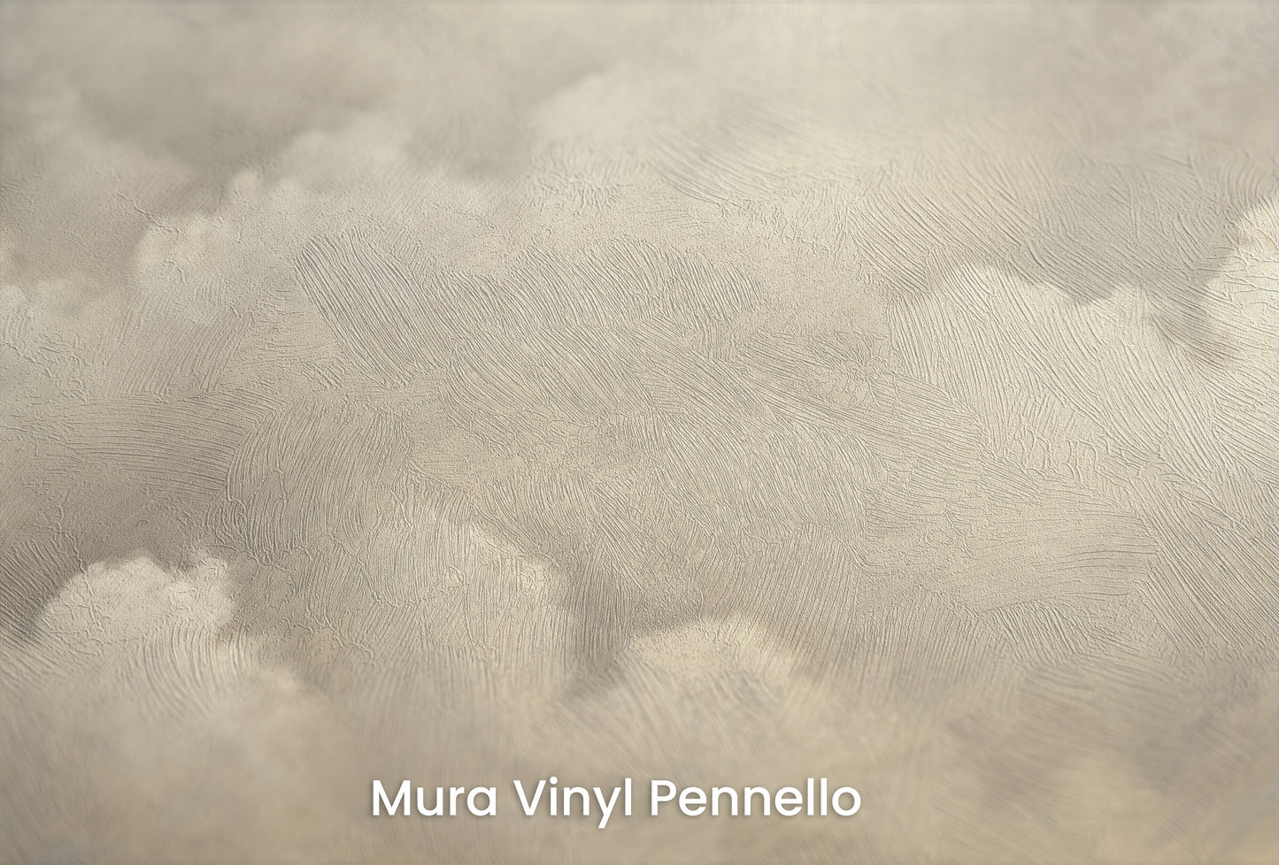 Zbliżenie na artystyczną fototapetę o nazwie STORM'S EDGE CANVAS na podłożu Mura Vinyl Pennello - faktura pociągnięć pędzla malarskiego.