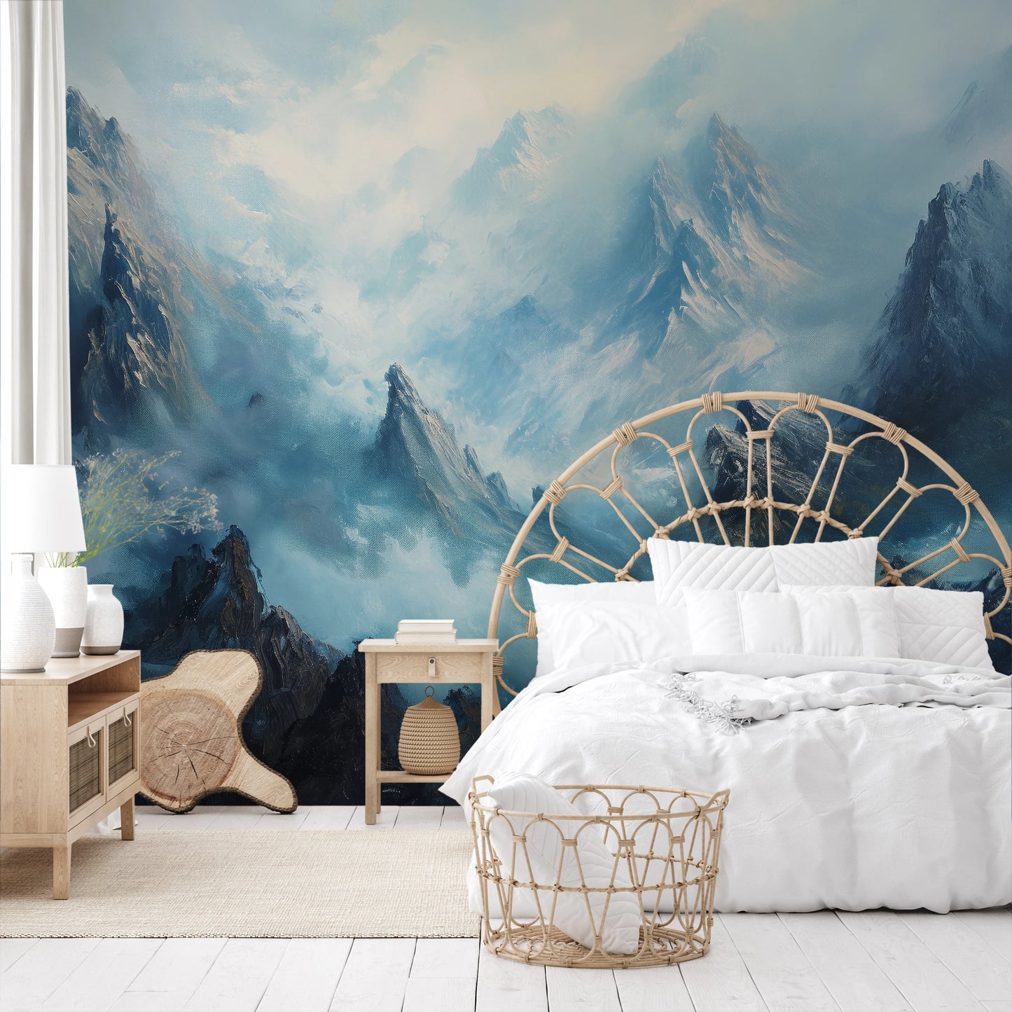 Fototapeta o nazwie Stormy Ascent użyta w aranzacji wnętrza.