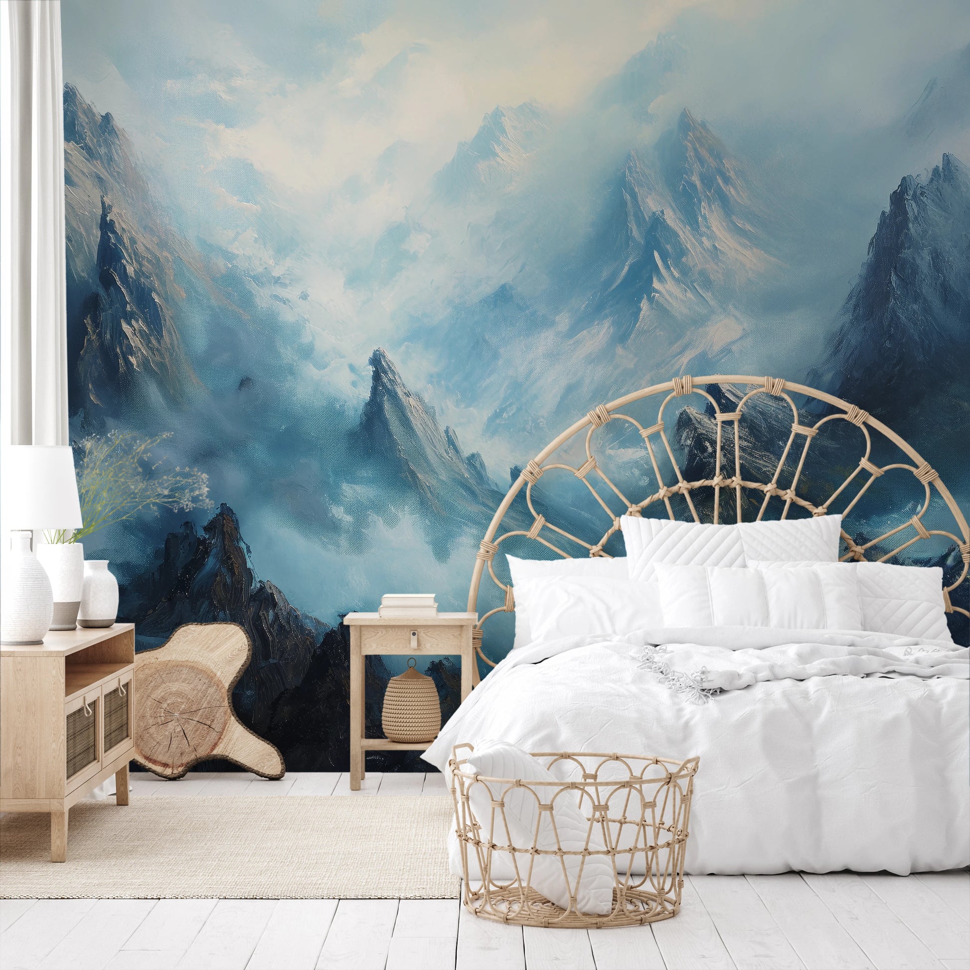 Fototapeta o nazwie Stormy Ascent użyta w aranzacji wnętrza.