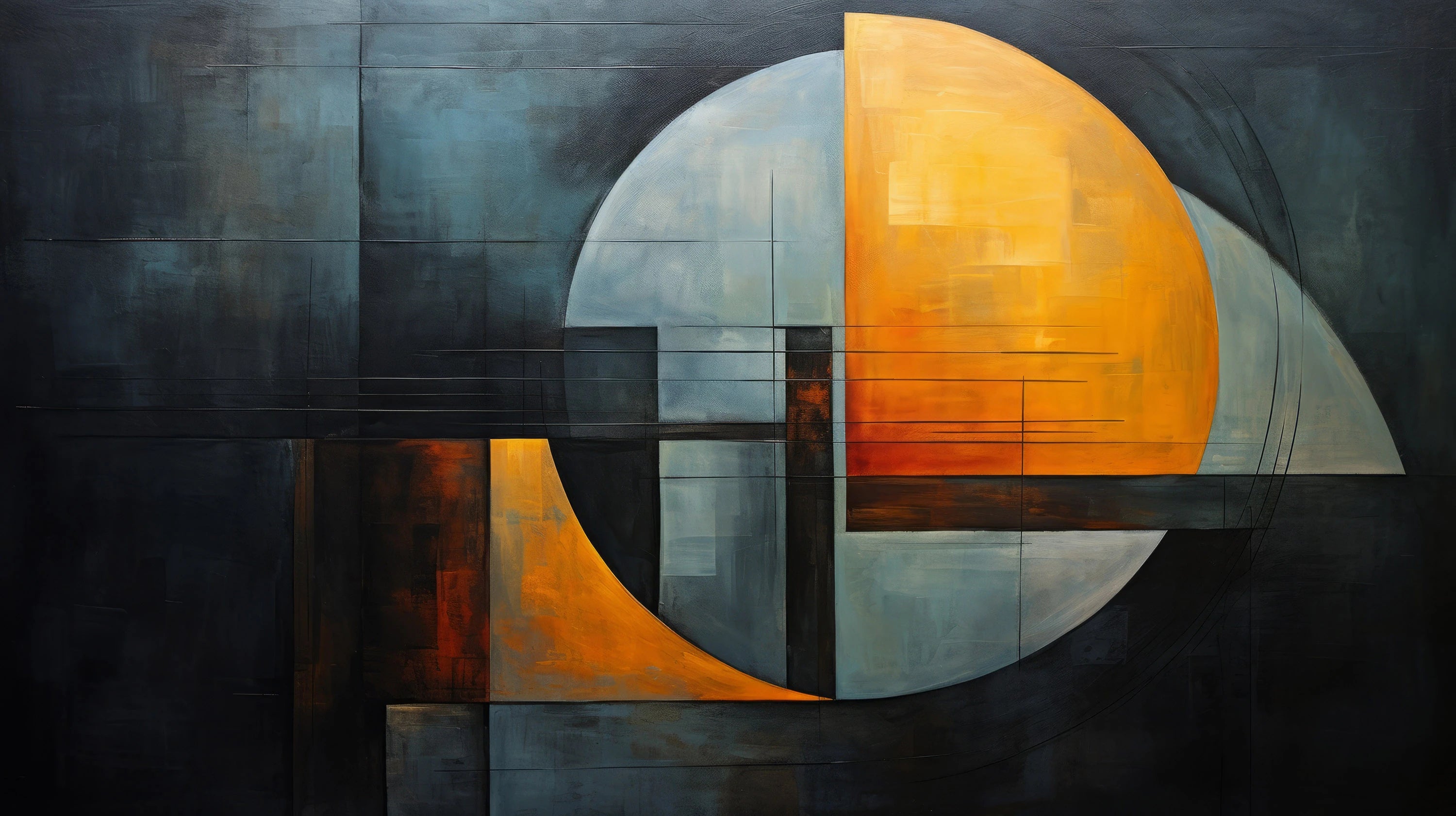 Mustervorschau: Prezentacja całego wzoru fototapety o nazwie Abstract Lunar