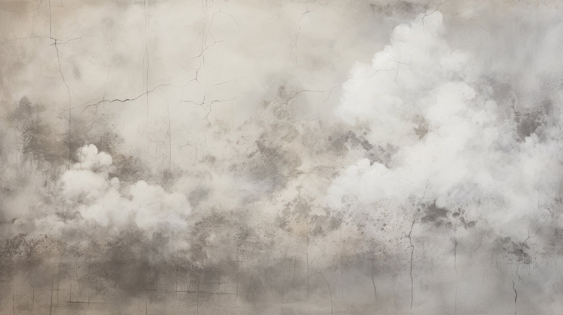 Prezentacja całego wzoru fototapety o nazwie WHISPERING STORM CANVAS