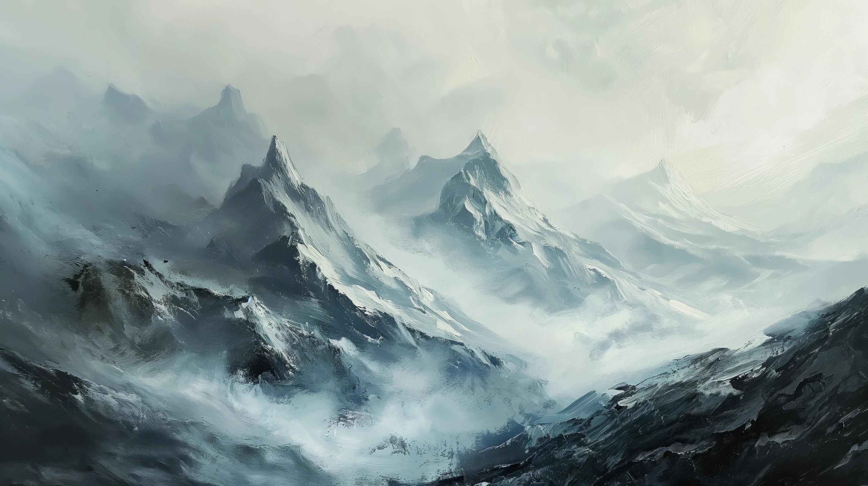 Mustervorschau: Prezentacja całego wzoru fototapety o nazwie Frostbound Majesty