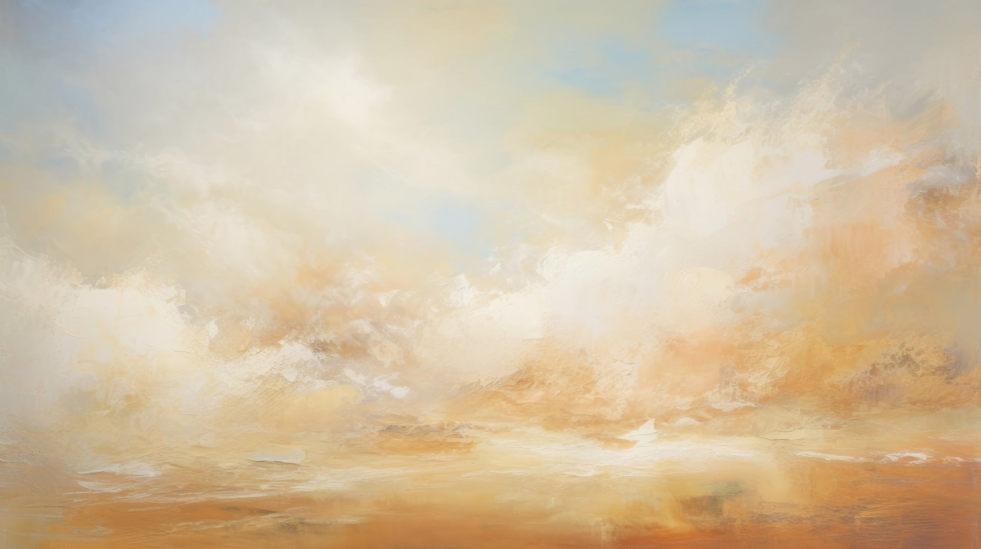 Prezentacja całego wzoru fototapety o nazwie SUNBURST CLOUDSCAPE CANVAS