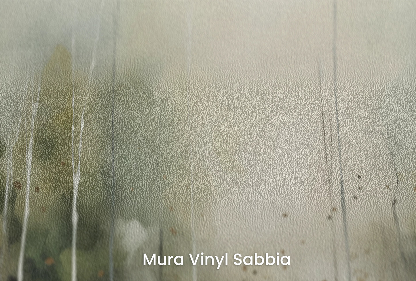 Zbliżenie na artystyczną fototapetę o nazwie Delikatny Brzask na podłożu Mura Vinyl Sabbia struktura grubego ziarna piasku.