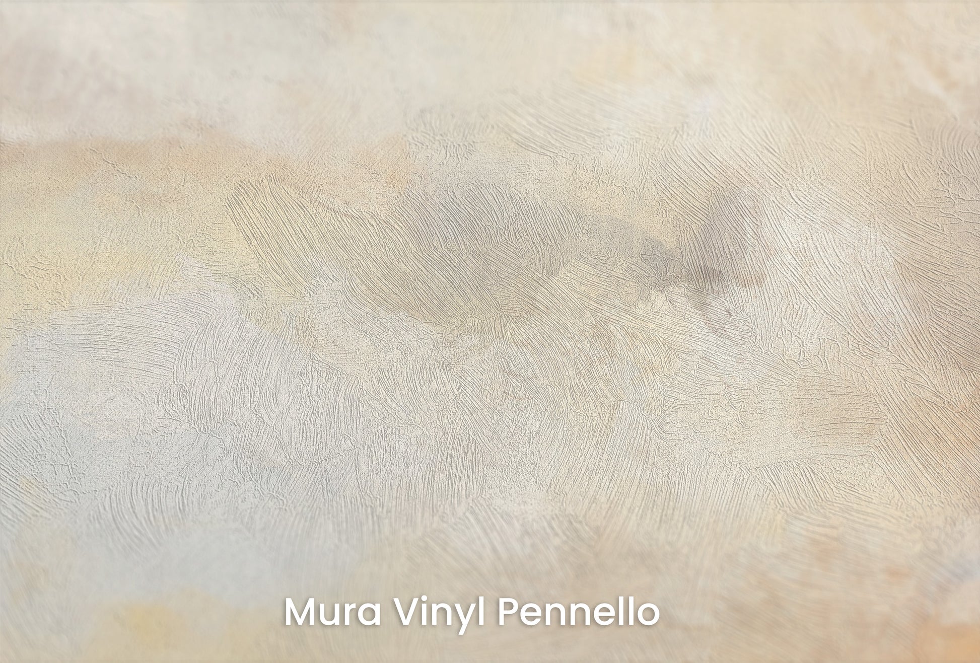 Zbliżenie na artystyczną fototapetę o nazwie DAWN'S FIRST BLUSH CANVAS na podłożu Mura Vinyl Pennello - faktura pociągnięć pędzla malarskiego.