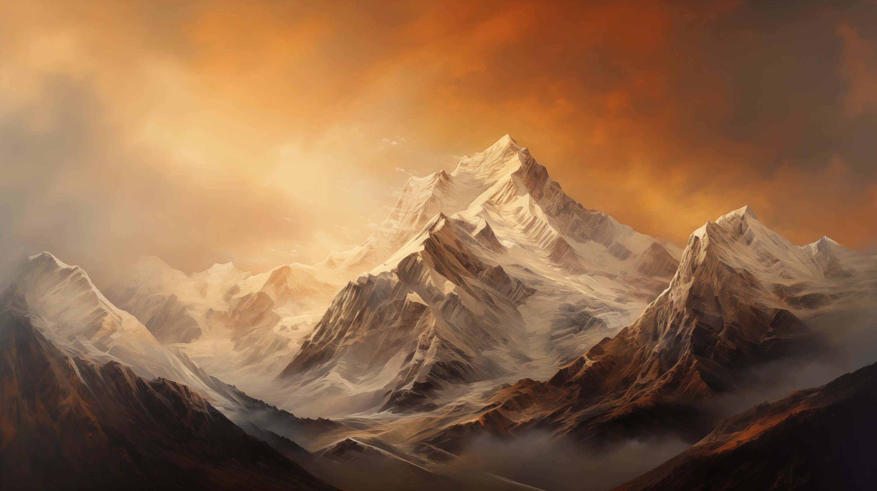 Mustervorschau: Prezentacja całego wzoru fototapety o nazwie Fiery Skyline