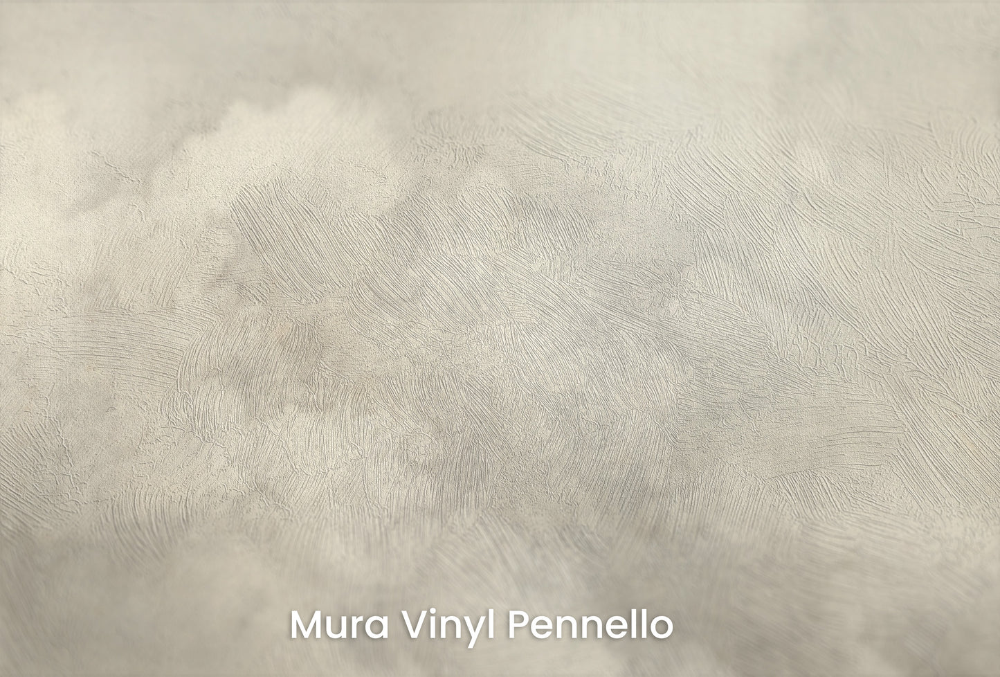 Zbliżenie na artystyczną fototapetę o nazwie MISTY REALM CANVAS na podłożu Mura Vinyl Pennello - faktura pociągnięć pędzla malarskiego.