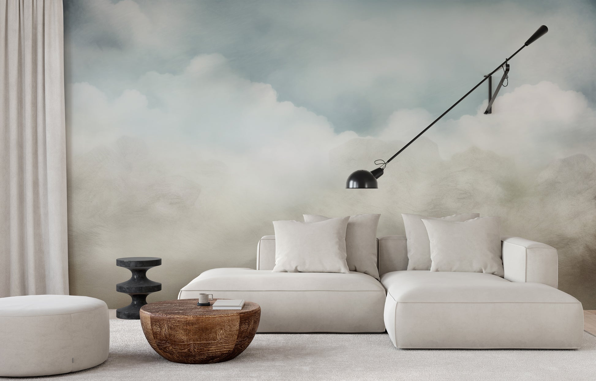 Fototapeta o nazwie CLOUDY EMINENCE CANVAS użyta w aranzacji wnętrza.