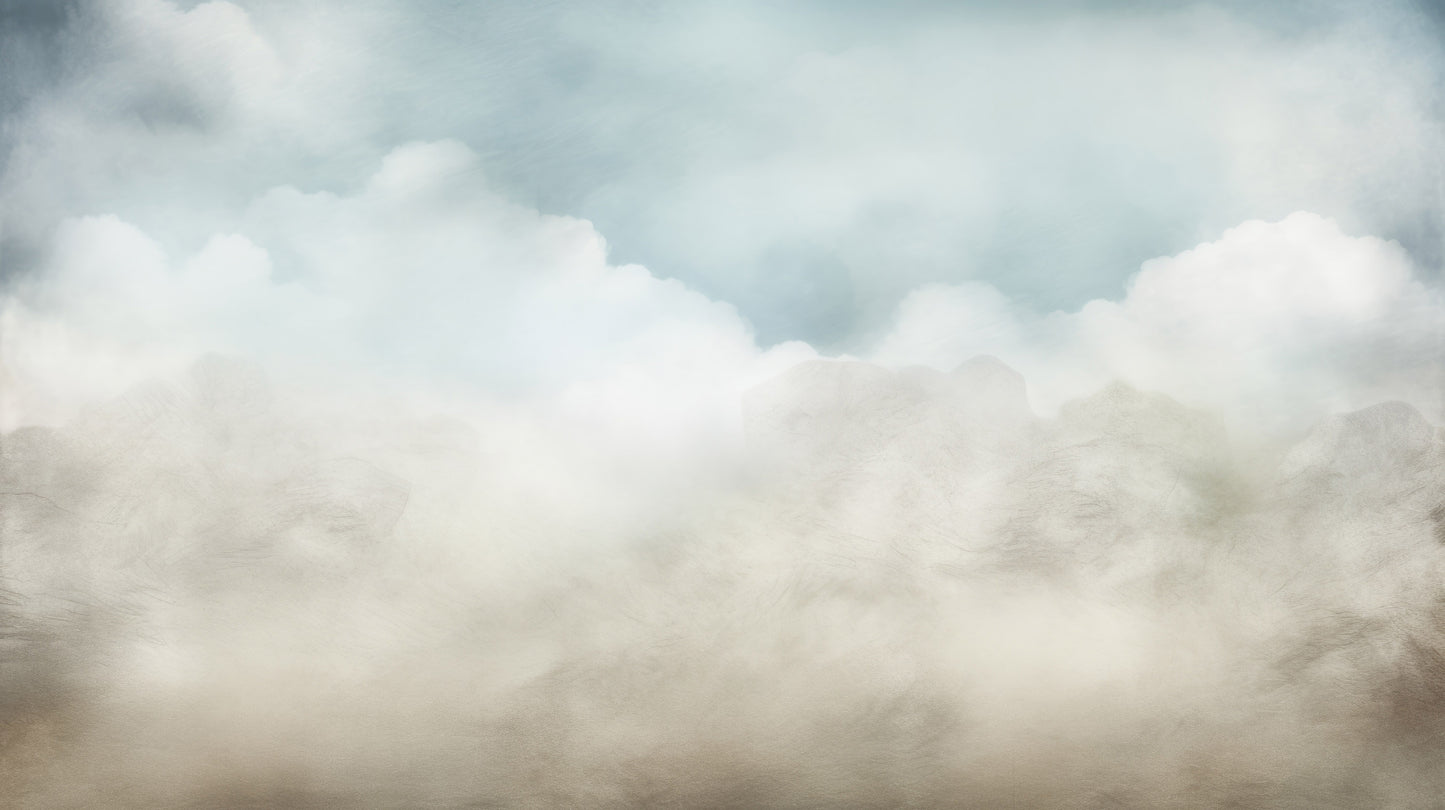 Prezentacja całego wzoru fototapety o nazwie CLOUDY EMINENCE CANVAS