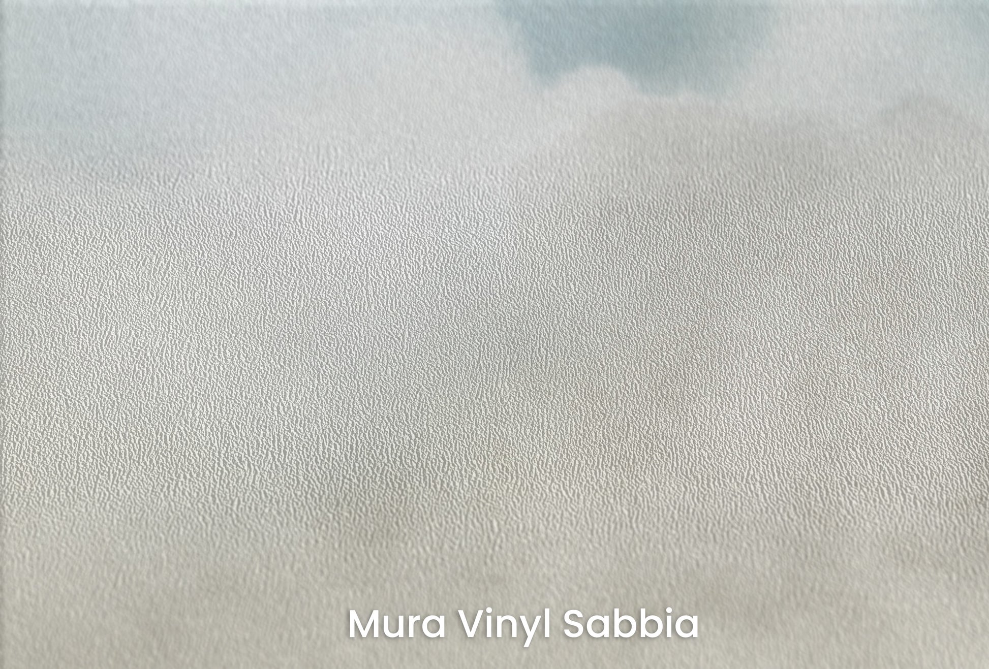Zbliżenie na artystyczną fototapetę o nazwie CLOUDY EMINENCE CANVAS na podłożu Mura Vinyl Sabbia struktura grubego ziarna piasku.