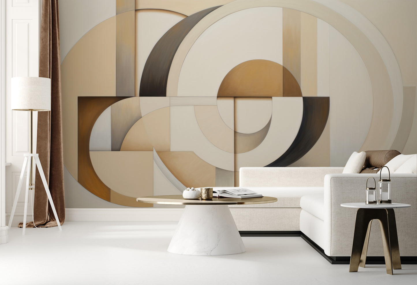 Fototapeta o nazwie MODERNIST SPHERICAL ARRAY użyta w aranzacji wnętrza.