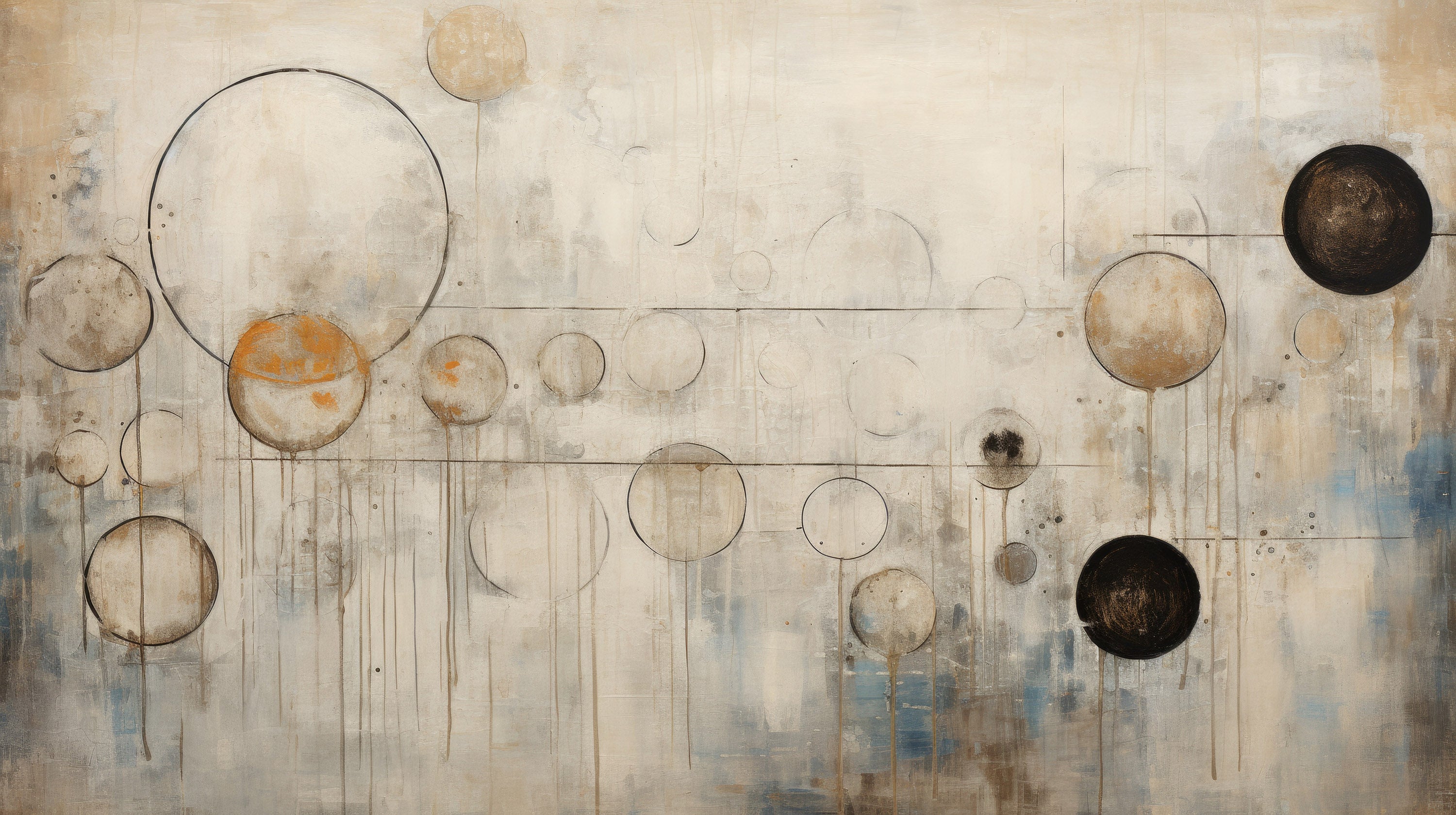 Podgląd wzoru: Prezentacja całego wzoru fototapety o nazwie CELESTIAL SPHERES ABSTRACTION