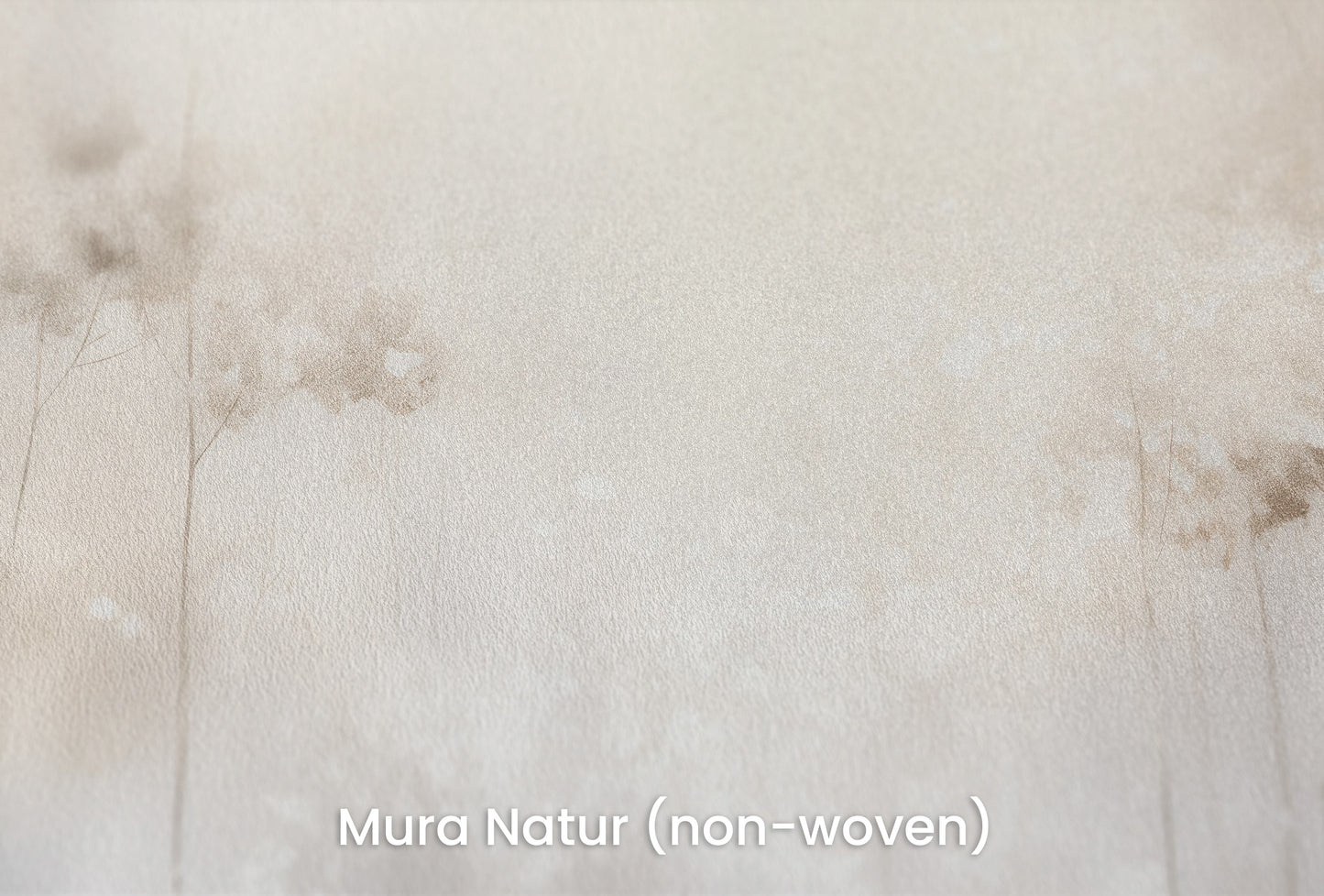 Zbliżenie na artystyczną fototapetę o nazwie ETHEREAL GARDEN GLIMMER na podłożu Mura Natur (non-woven) - naturalne i ekologiczne podłoże.