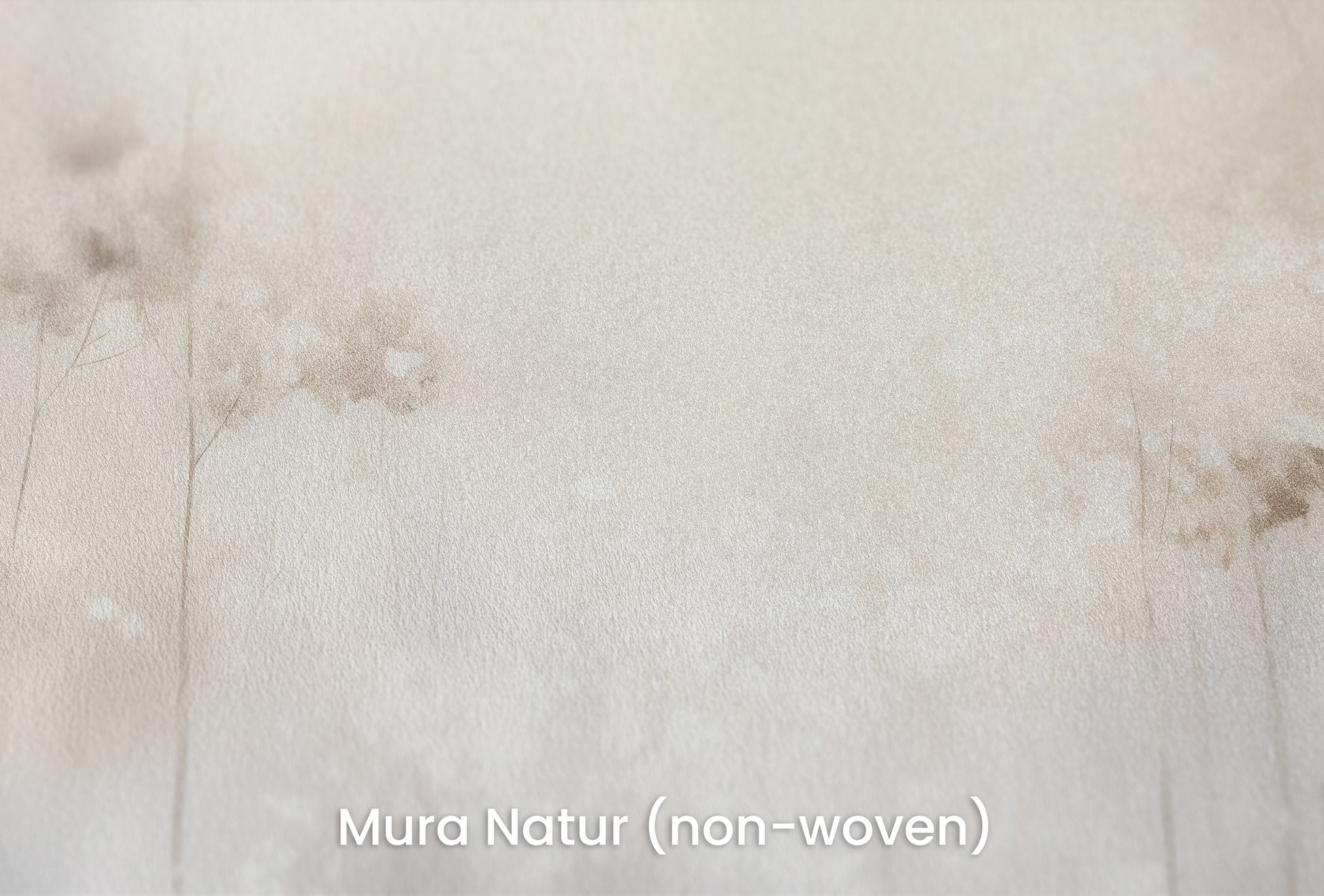Zbliżenie na artystyczną fototapetę o nazwie ETHEREAL GARDEN GLIMMER na podłożu Mura Natur (non-woven) - naturalne i ekologiczne podłoże.