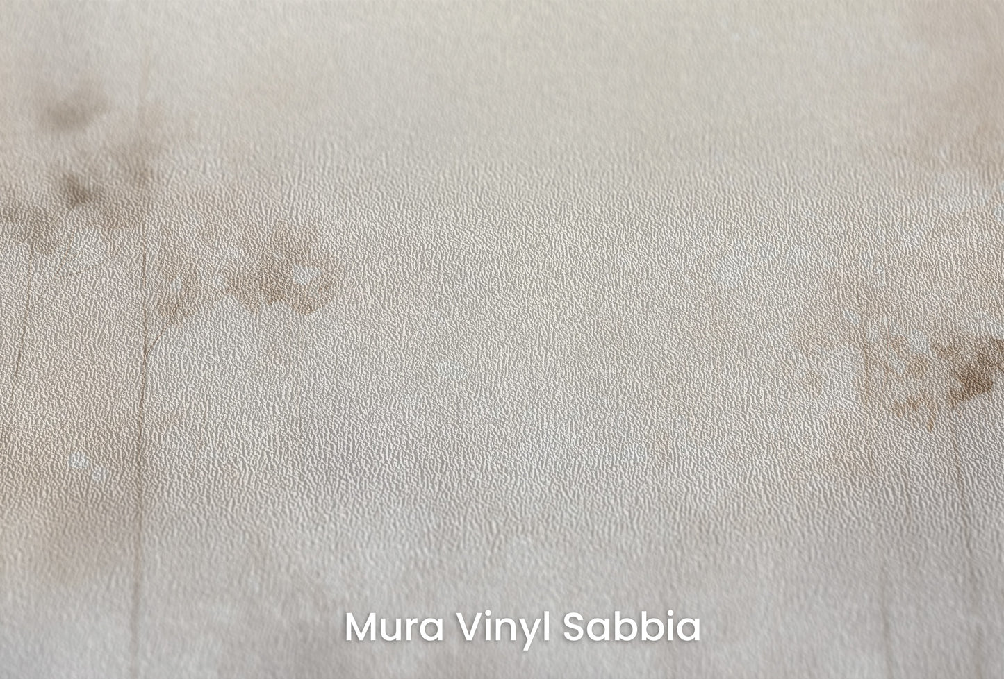 Zbliżenie na artystyczną fototapetę o nazwie ETHEREAL GARDEN GLIMMER na podłożu Mura Vinyl Sabbia struktura grubego ziarna piasku.