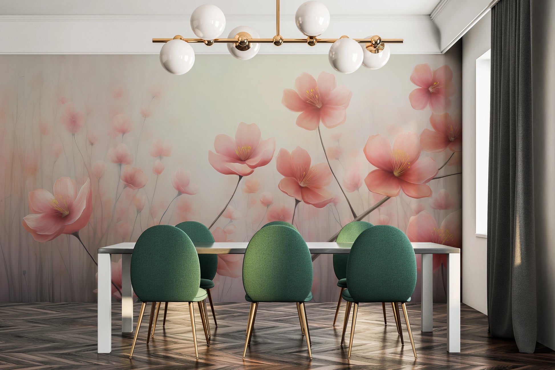 Fototapeta o nazwie Blossom Haze #2 użyta w aranzacji wnętrza.