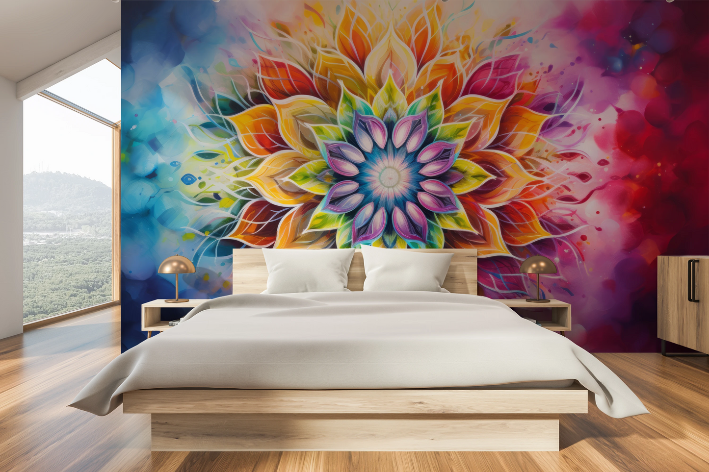 Fototapeta o nazwie Vibrant Spirit użyta w aranzacji wnętrza.