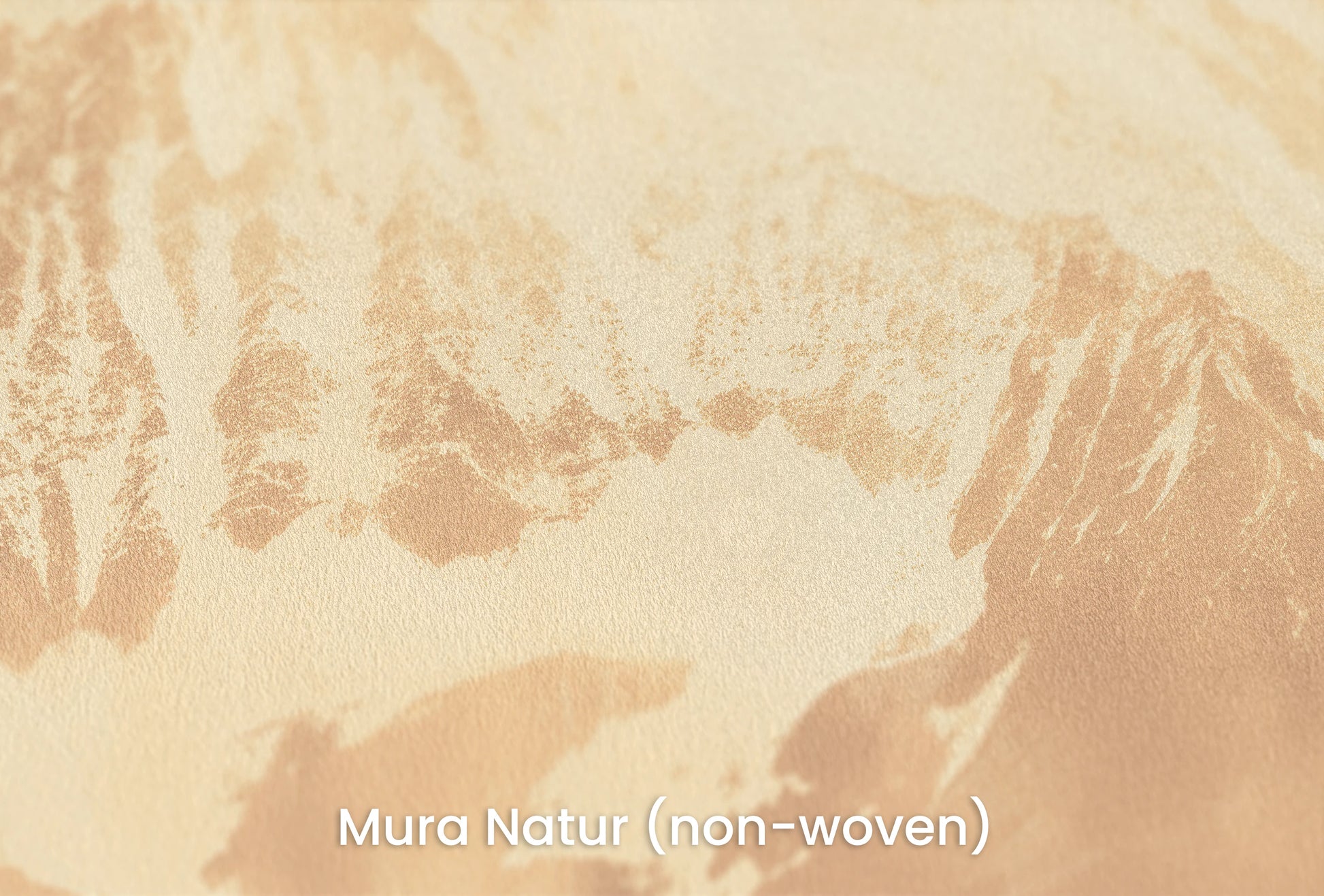 Zbliżenie na artystyczną fototapetę o nazwie Golden Summit na podłożu Mura Natur (non-woven) - naturalne i ekologiczne podłoże.