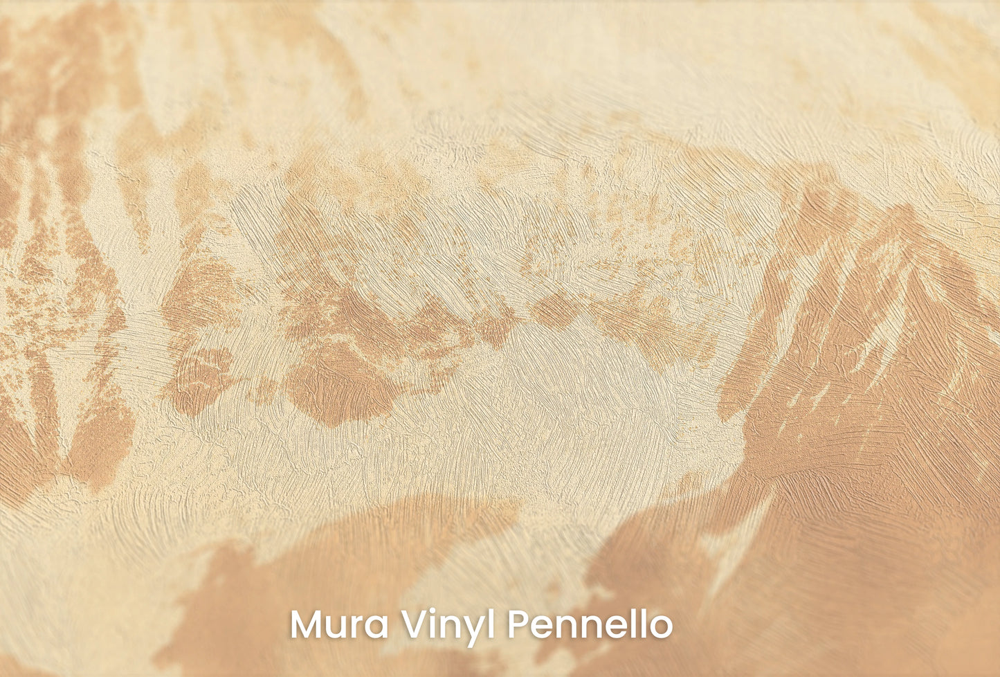 Zbliżenie na artystyczną fototapetę o nazwie Golden Summit na podłożu Mura Vinyl Pennello - faktura pociągnięć pędzla malarskiego.