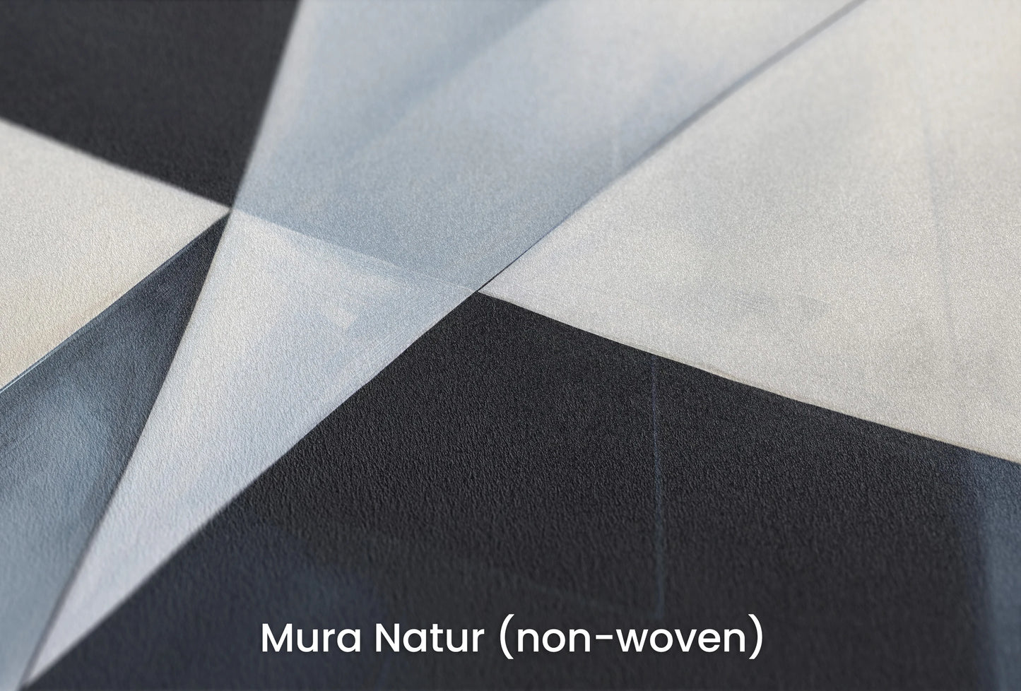 Zbliżenie na artystyczną fototapetę o nazwie Monochromatic Essence na podłożu Mura Natur (non-woven) - naturalne i ekologiczne podłoże.
