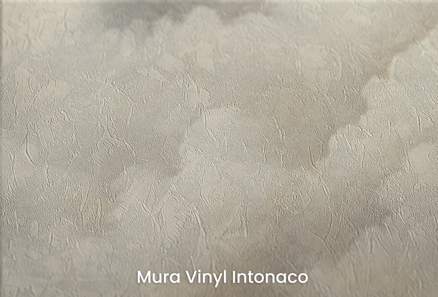 Zbliżenie na artystyczną fototapetę o nazwie CLOUD HAVEN CASCADE na podłożu Mura Vinyl Intonaco - struktura tartego tynku.