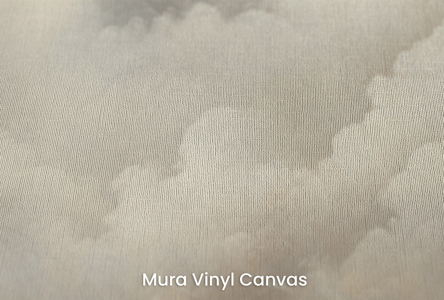 Zbliżenie na artystyczną fototapetę o nazwie CLOUD HAVEN CASCADE na podłożu Mura Vinyl Canvas - faktura naturalnego płótna.