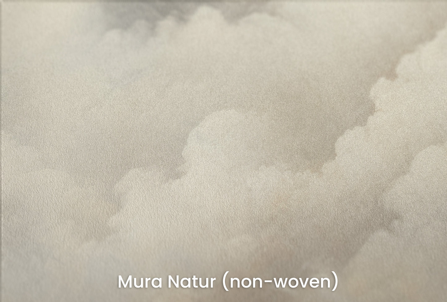 Zbliżenie na artystyczną fototapetę o nazwie CLOUD HAVEN CASCADE na podłożu Mura Natur (non-woven) - naturalne i ekologiczne podłoże.