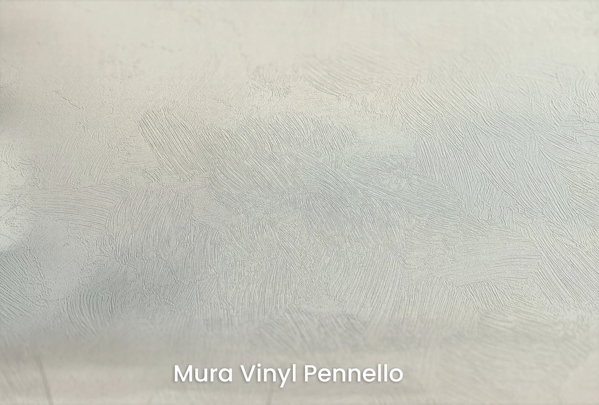 Zbliżenie na artystyczną fototapetę o nazwie Mgiełka nad Trzciną na podłożu Mura Vinyl Pennello - faktura pociągnięć pędzla malarskiego.