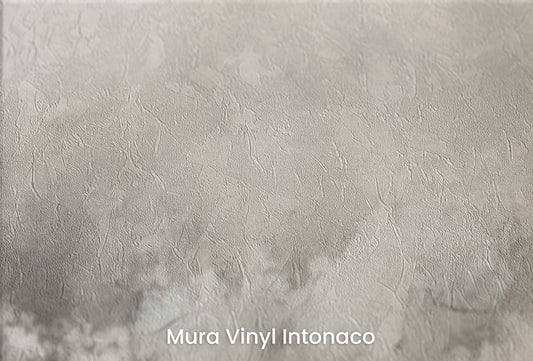 Zbliżenie na artystyczną fototapetę o nazwie MONOCHROME MISTIQUE na podłożu Mura Vinyl Intonaco - struktura tartego tynku.