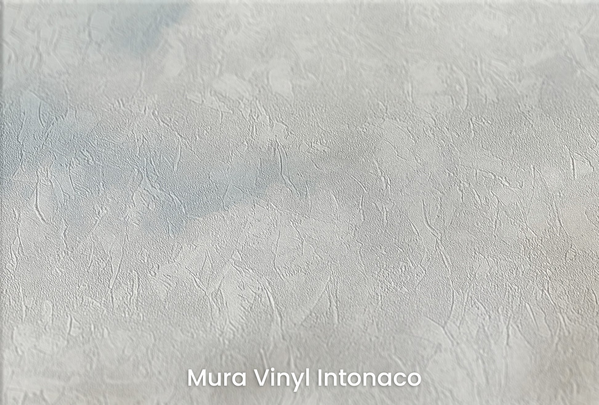 Zbliżenie na artystyczną fototapetę o nazwie CELESTIAL DAWN MURMURS na podłożu Mura Vinyl Intonaco - struktura tartego tynku.