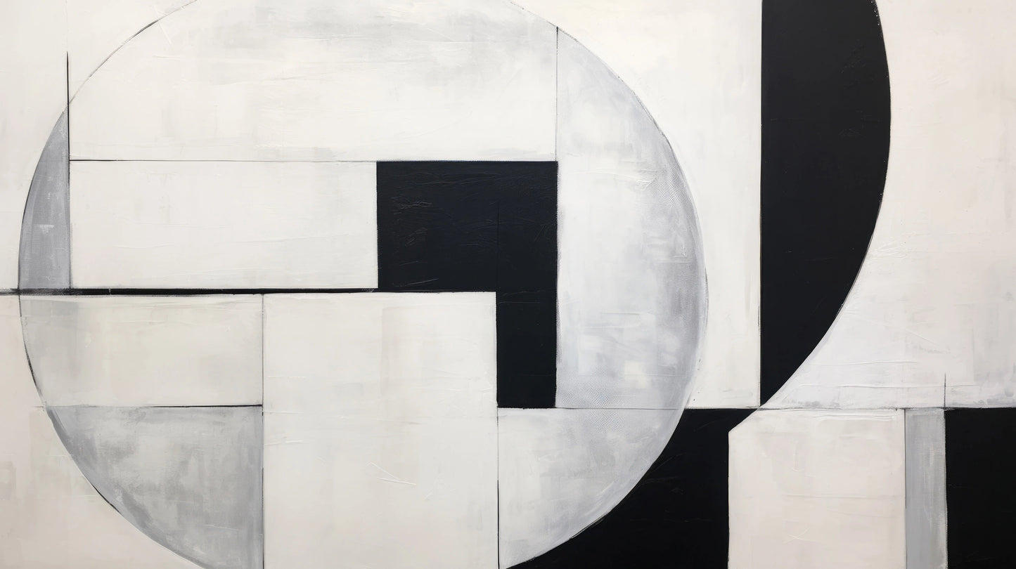 Prezentacja całego wzoru fototapety o nazwie Geometric Elegance