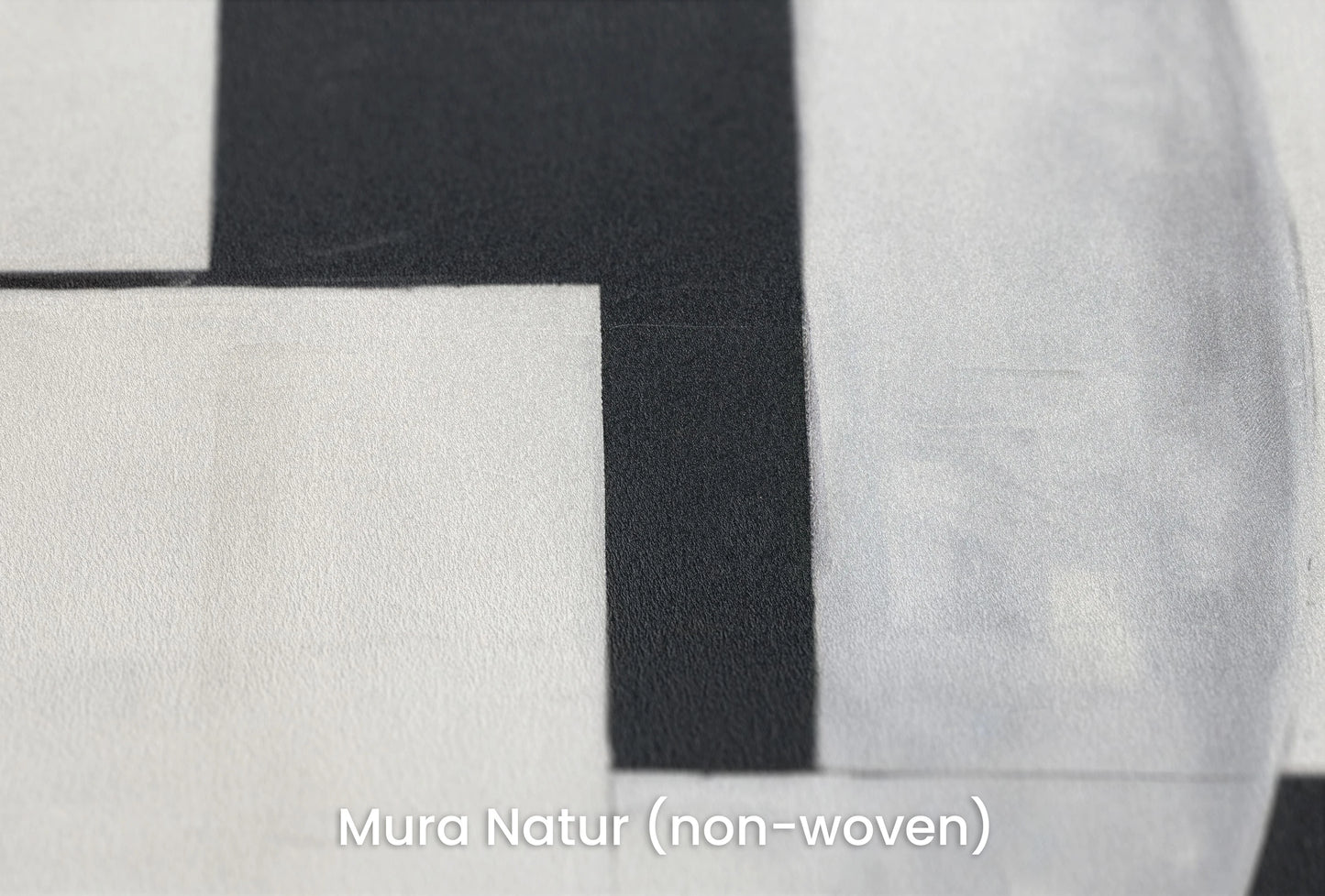 Zbliżenie na artystyczną fototapetę o nazwie Geometric Elegance na podłożu Mura Natur (non-woven) - naturalne i ekologiczne podłoże.