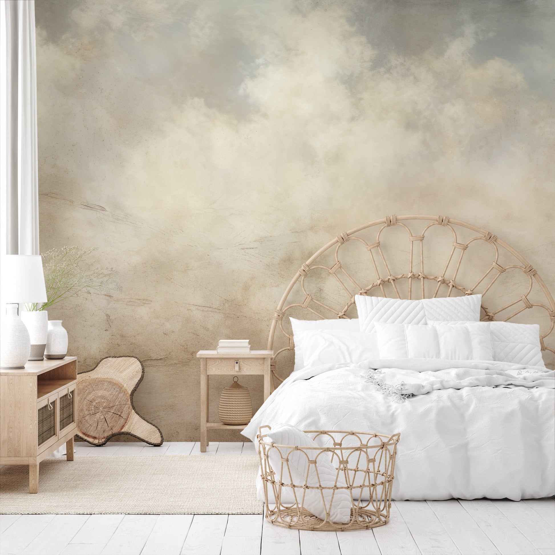 Fototapeta o nazwie EARTHTONE CLOUDSCAPE ELEGANCE użyta w aranzacji wnętrza.
