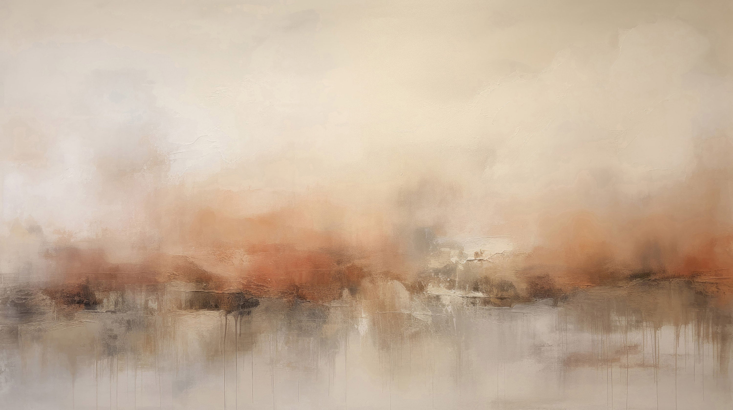 Mustervorschau: Prezentacja całego wzoru fototapety o nazwie AUTUMN HAZE HARMONY