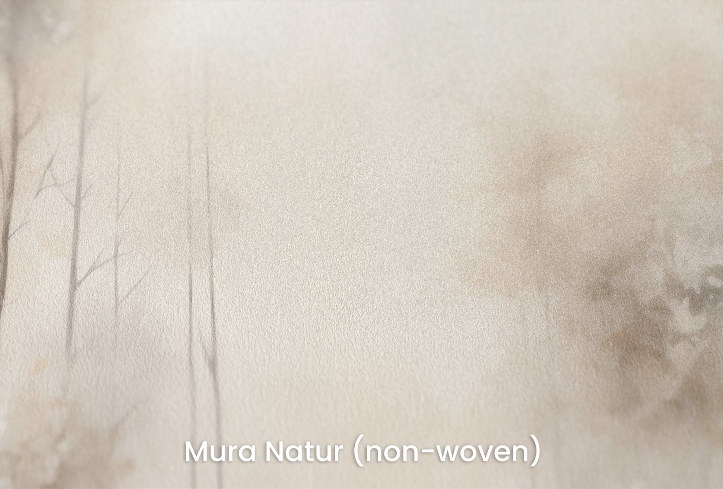 Zbliżenie na artystyczną fototapetę o nazwie WHISPERING TRANQUILITY MURAL na podłożu Mura Natur (non-woven) - naturalne i ekologiczne podłoże.